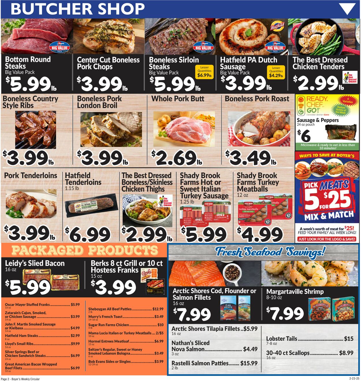 Catalogue Boyer's Food Markets from 02/23/2025