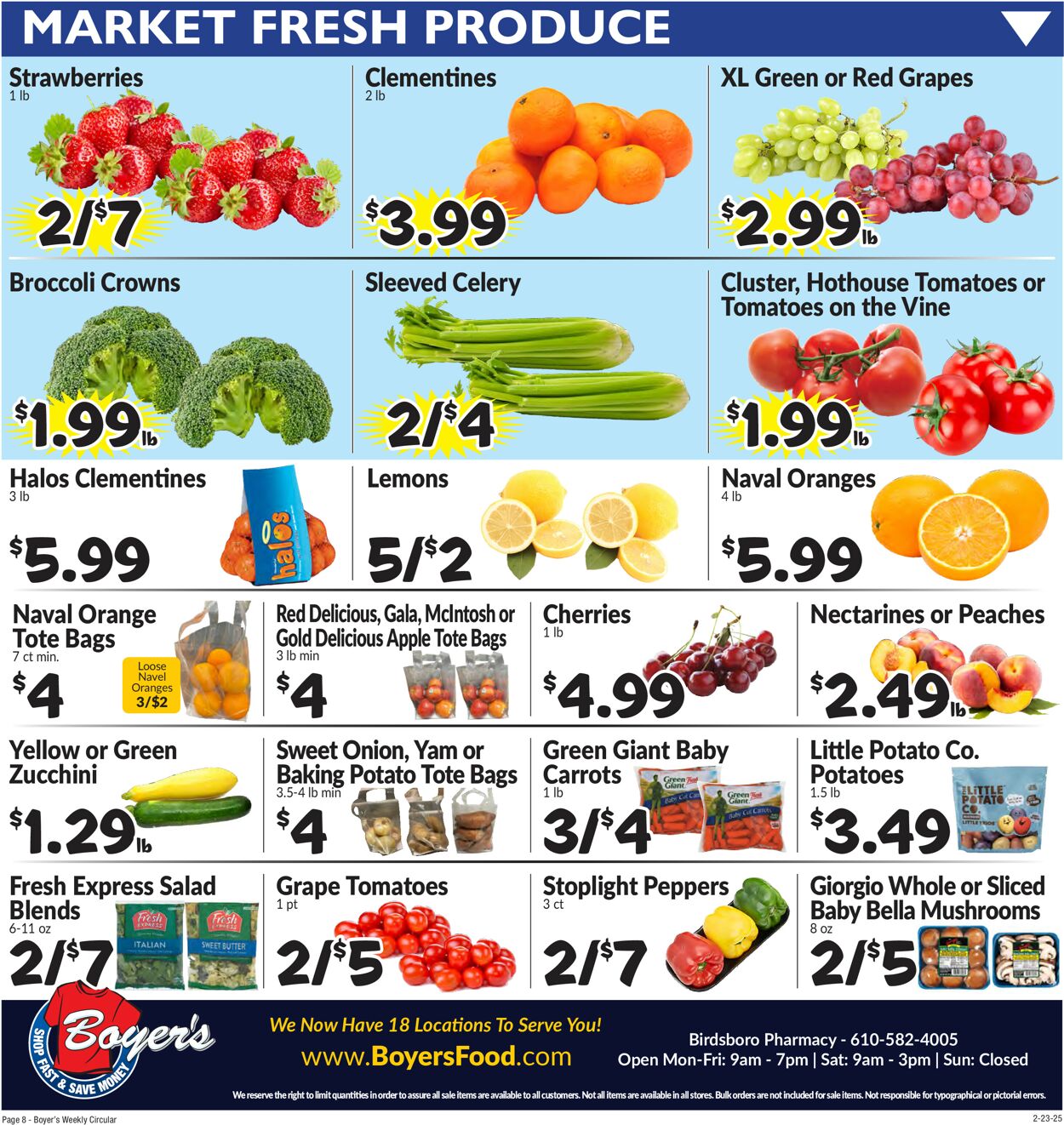 Catalogue Boyer's Food Markets from 02/23/2025