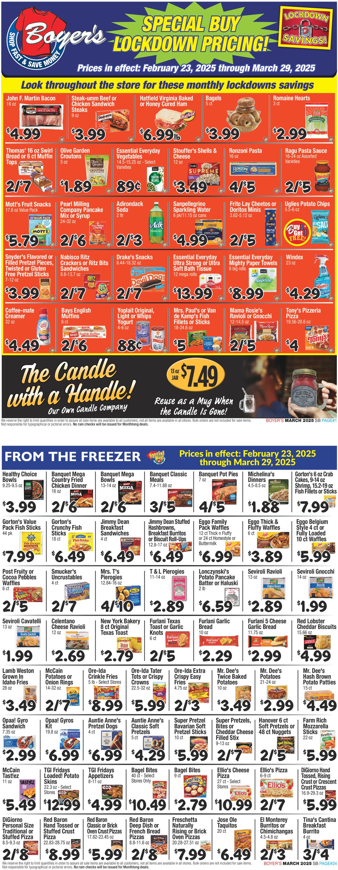 Catalogue Boyer's Food Markets from 02/23/2025