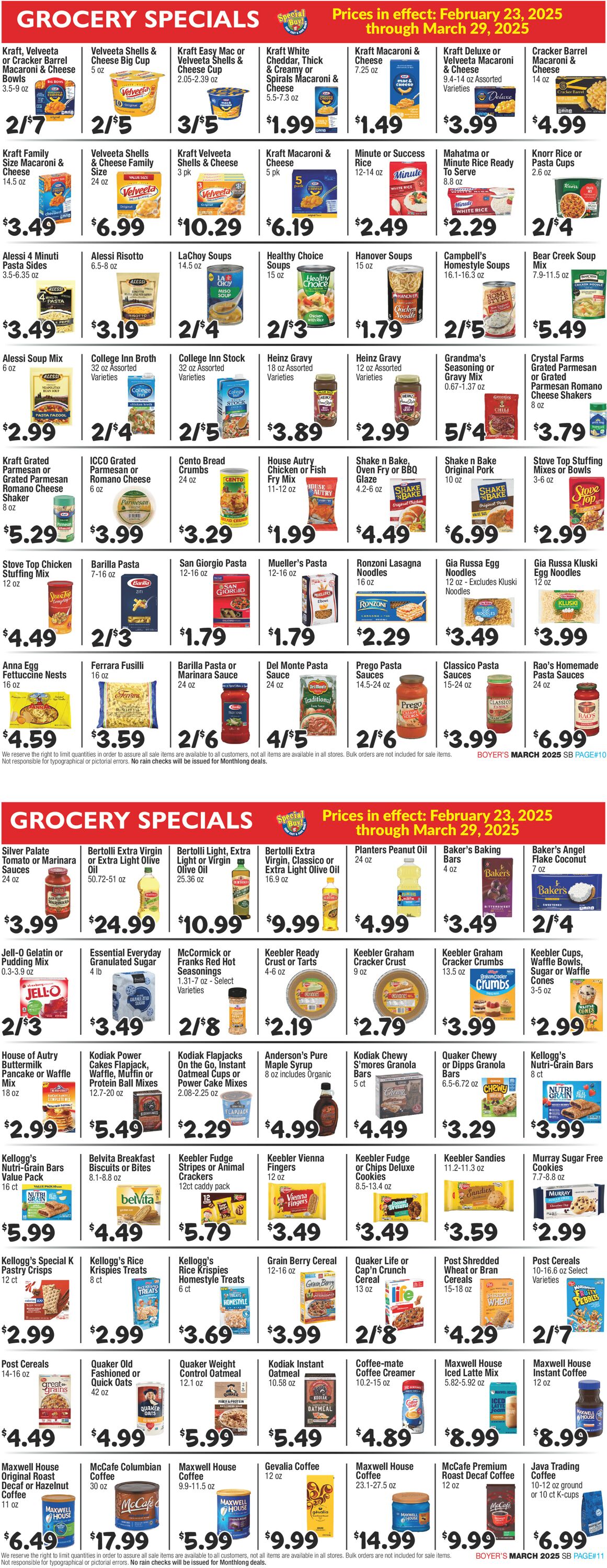 Catalogue Boyer's Food Markets from 02/23/2025