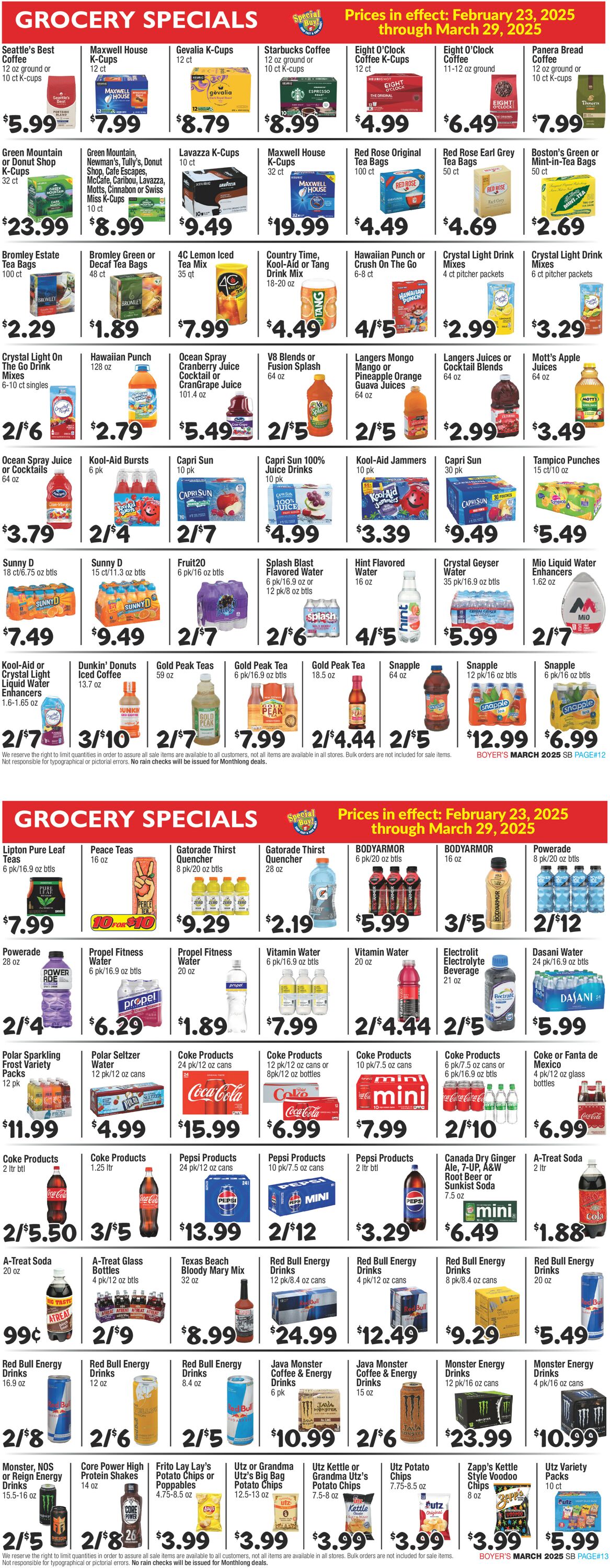 Catalogue Boyer's Food Markets from 02/23/2025