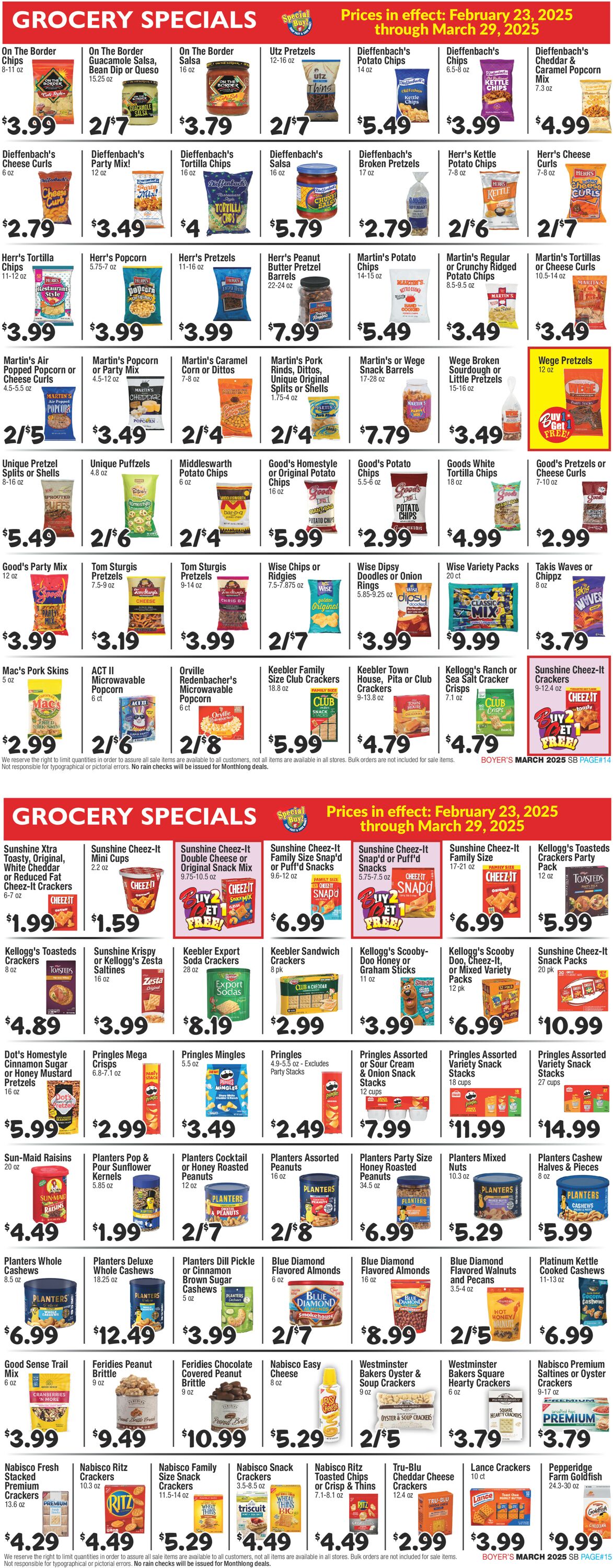 Catalogue Boyer's Food Markets from 02/23/2025