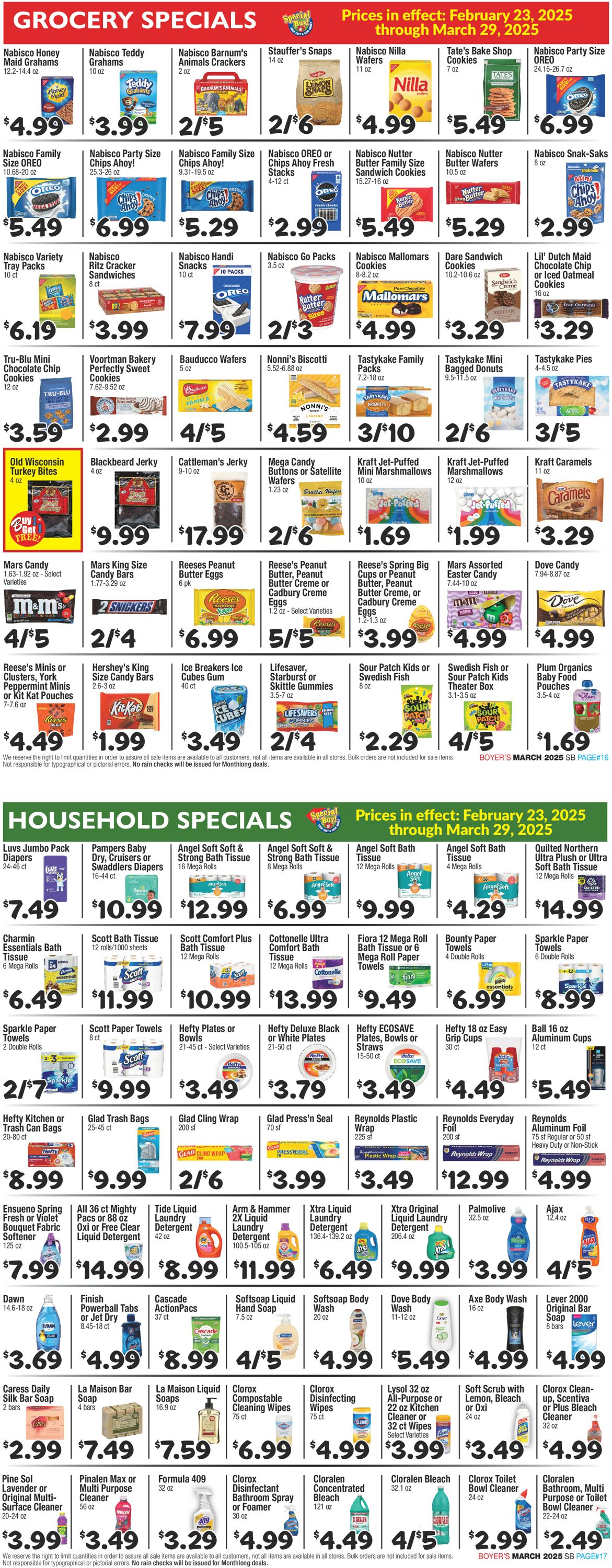 Catalogue Boyer's Food Markets from 02/23/2025