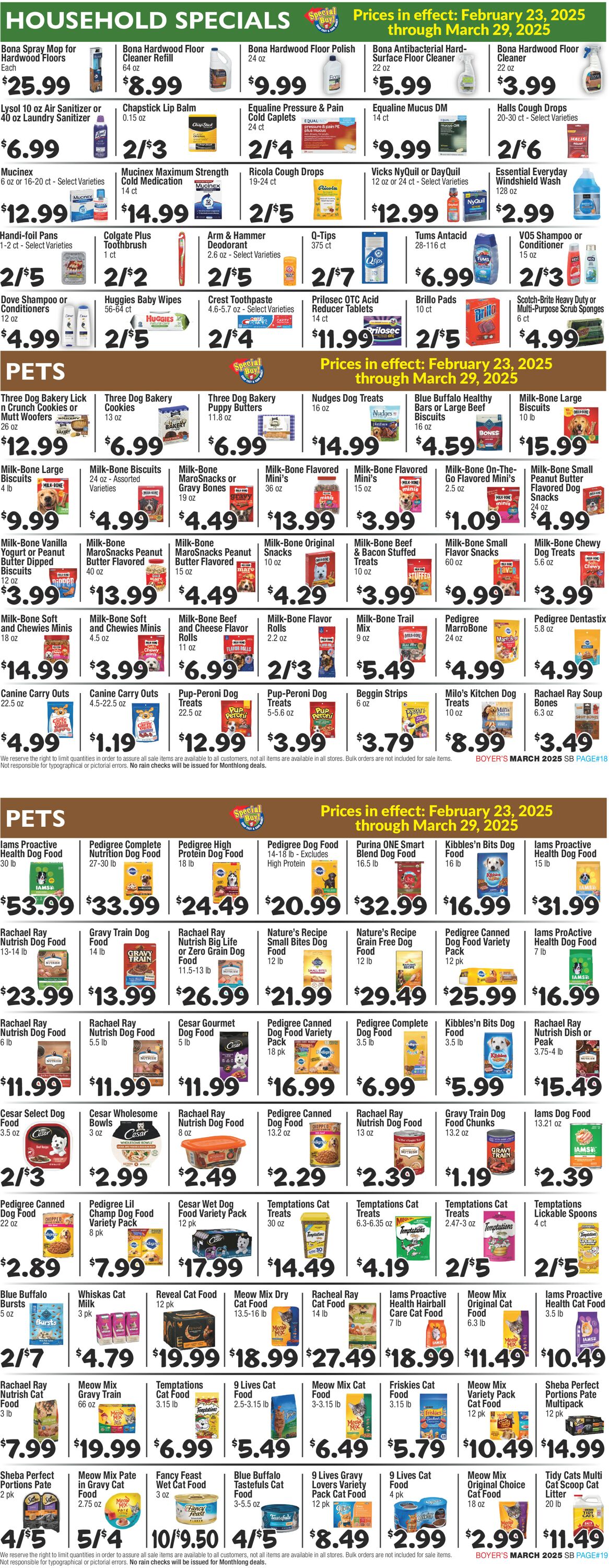 Catalogue Boyer's Food Markets from 02/23/2025