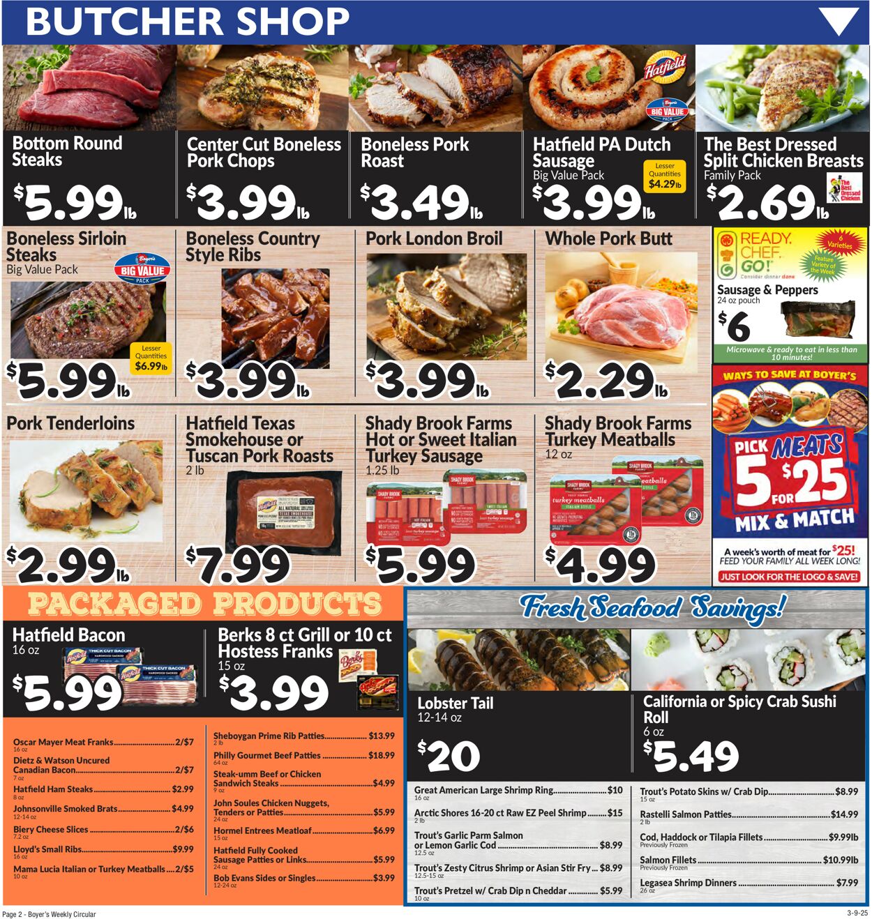 Catalogue Boyer's Food Markets from 03/09/2025