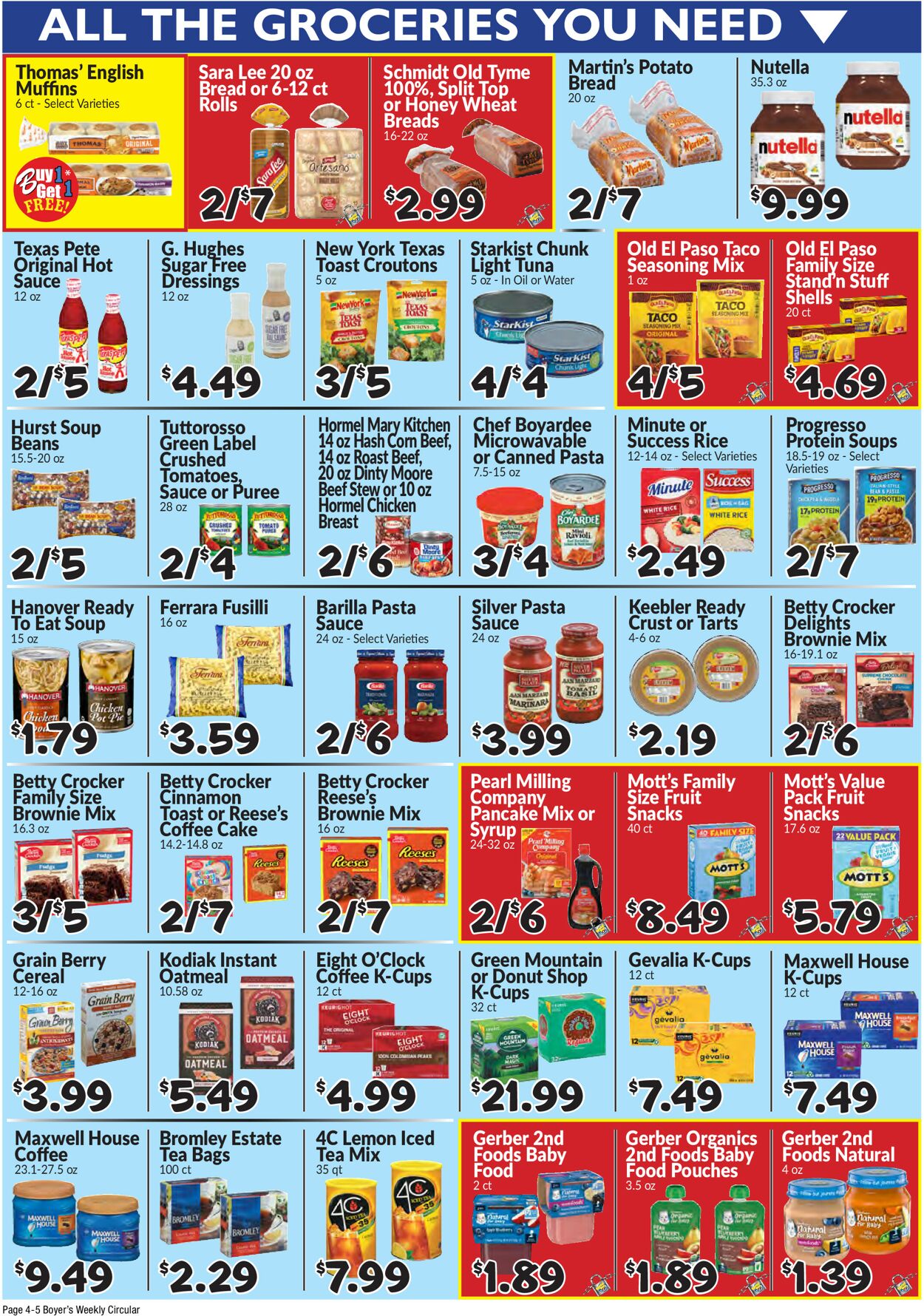 Catalogue Boyer's Food Markets from 03/09/2025