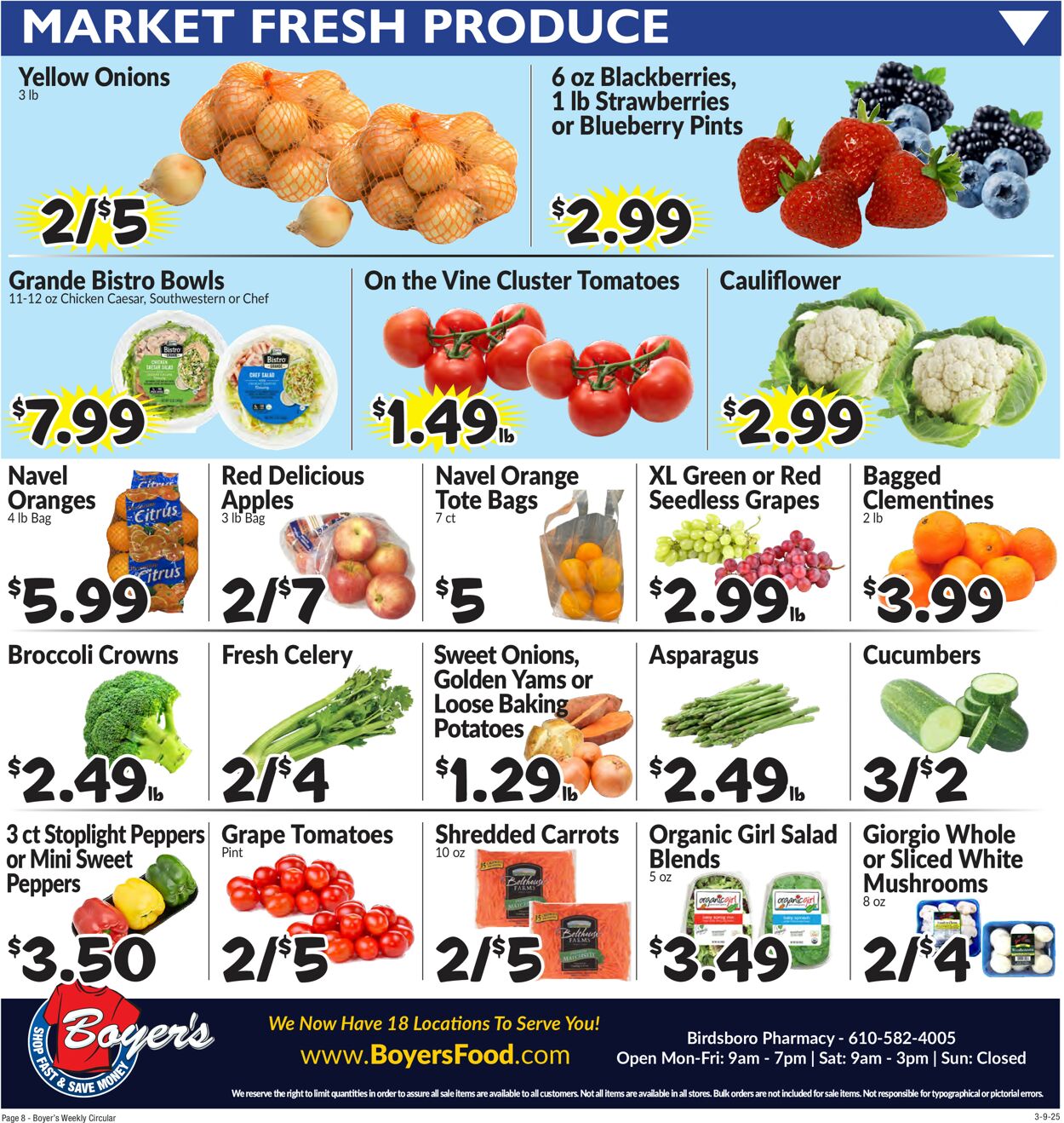 Catalogue Boyer's Food Markets from 03/09/2025