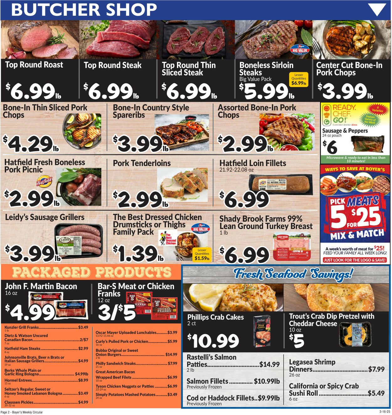 Catalogue Boyer's Food Markets from 03/16/2025