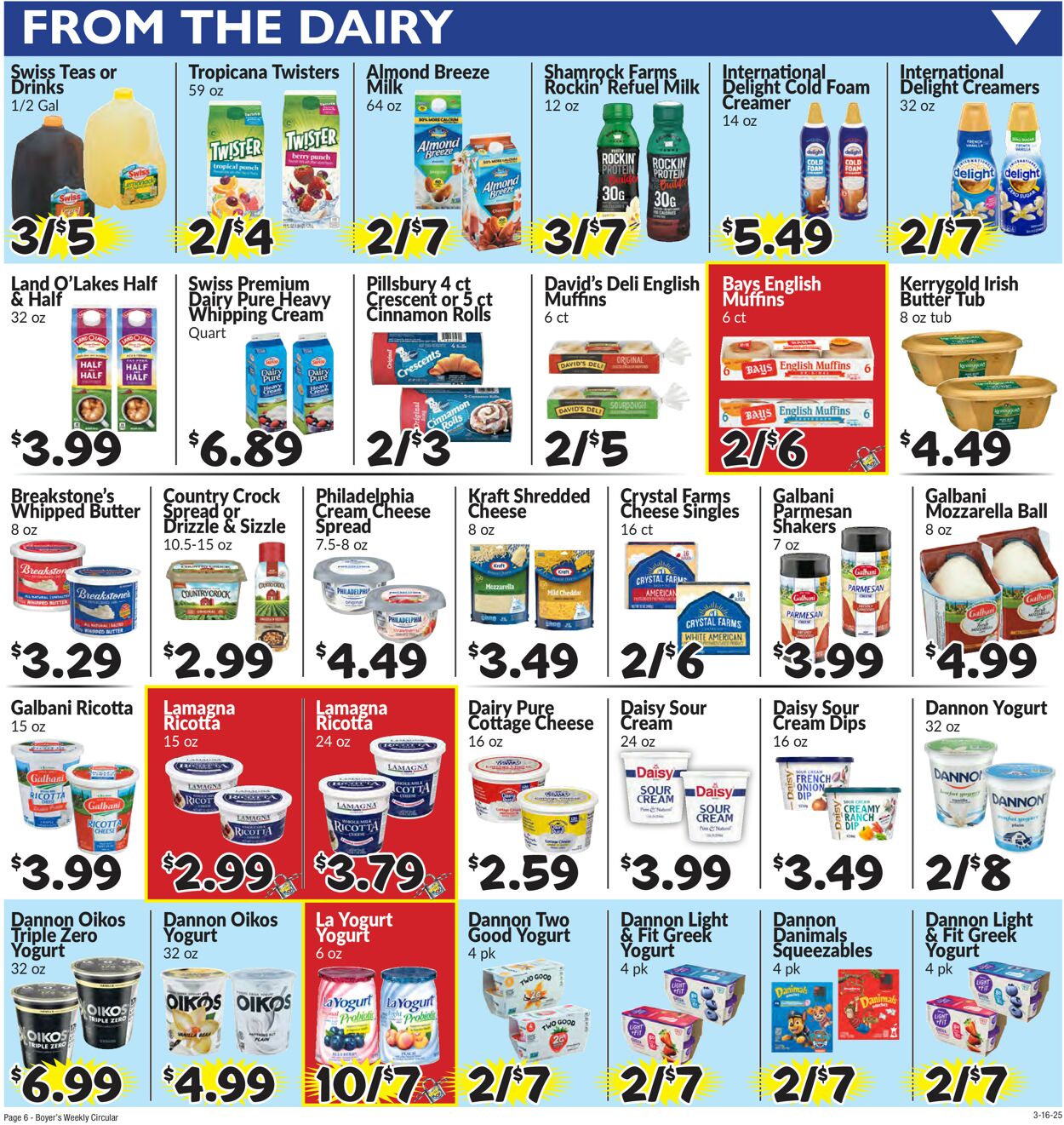 Catalogue Boyer's Food Markets from 03/16/2025