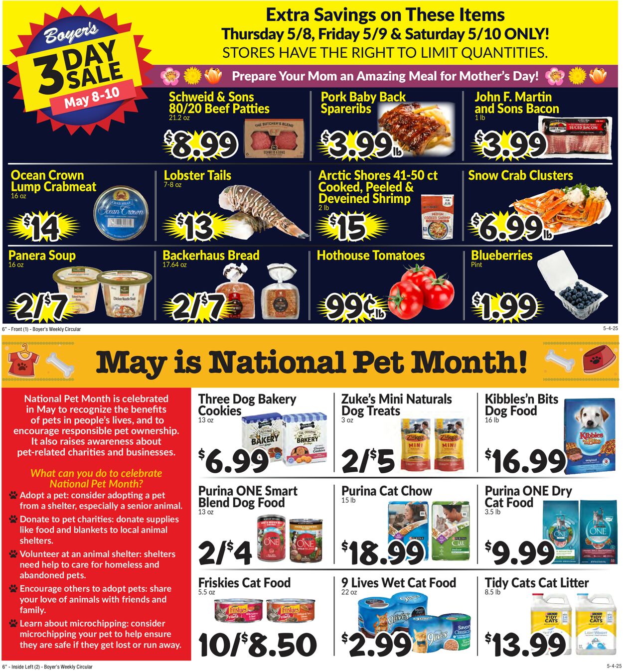 Catalogue Boyer's Food Markets from 05/04/2025