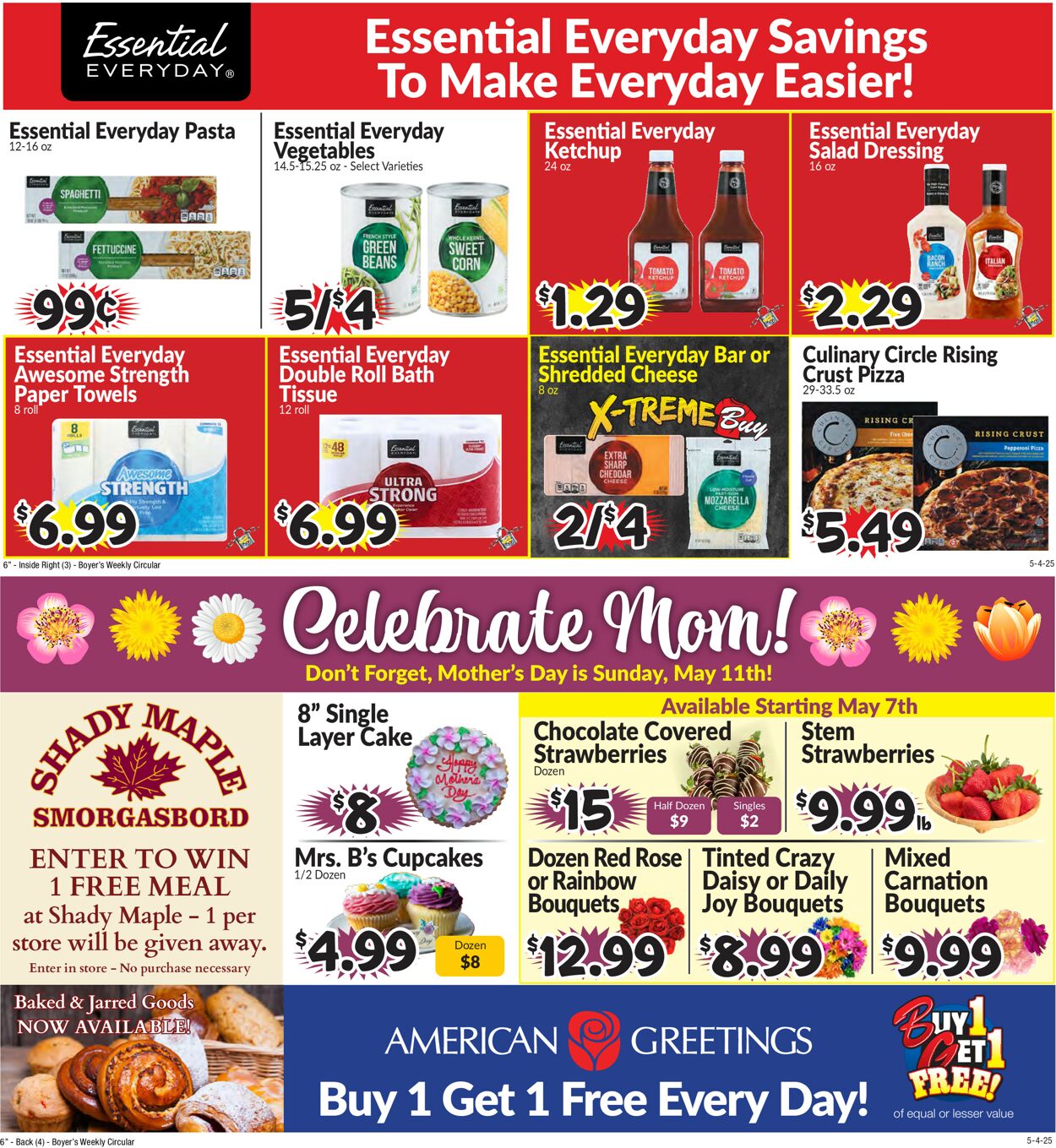 Catalogue Boyer's Food Markets from 05/04/2025