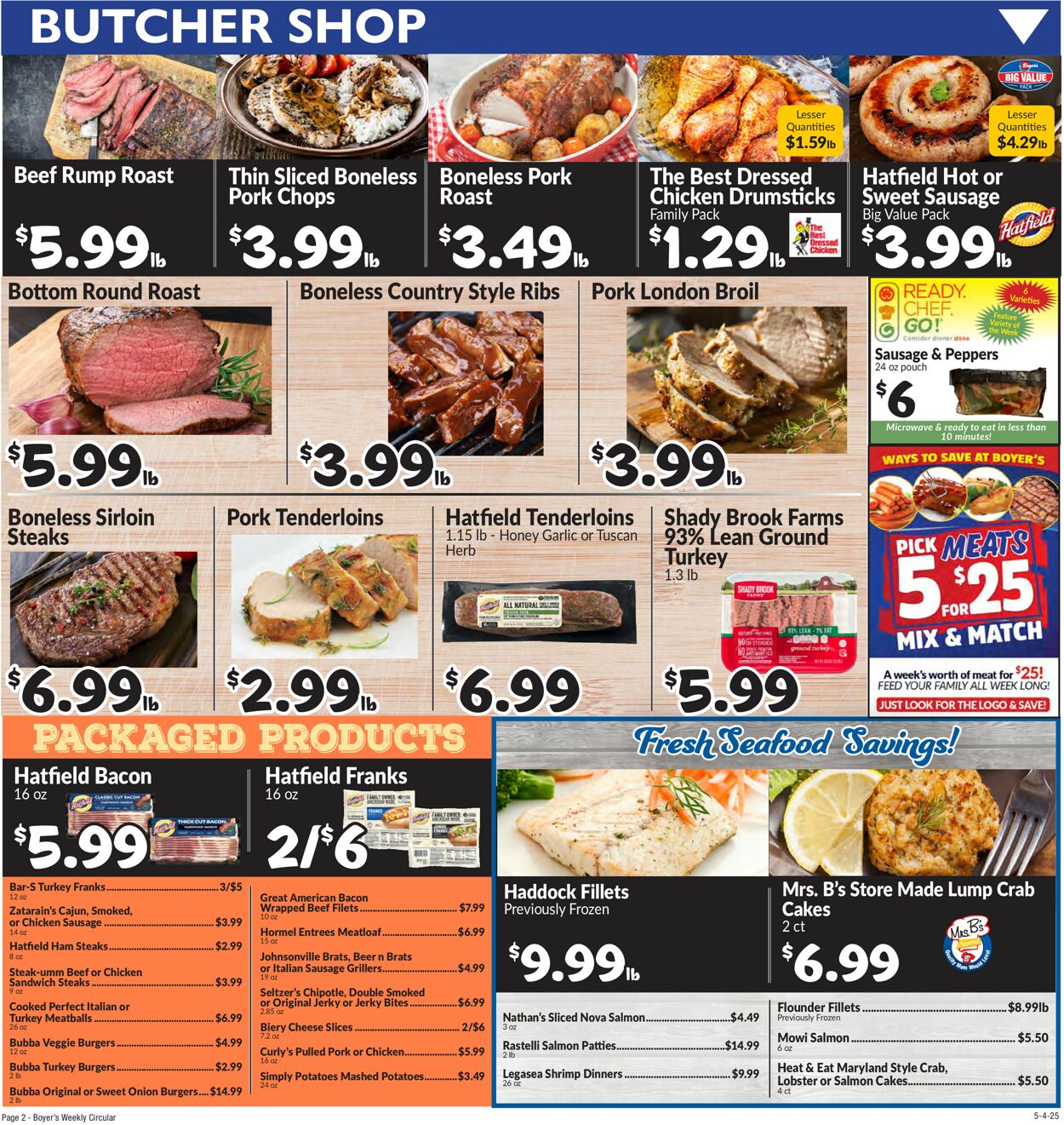 Catalogue Boyer's Food Markets from 05/04/2025