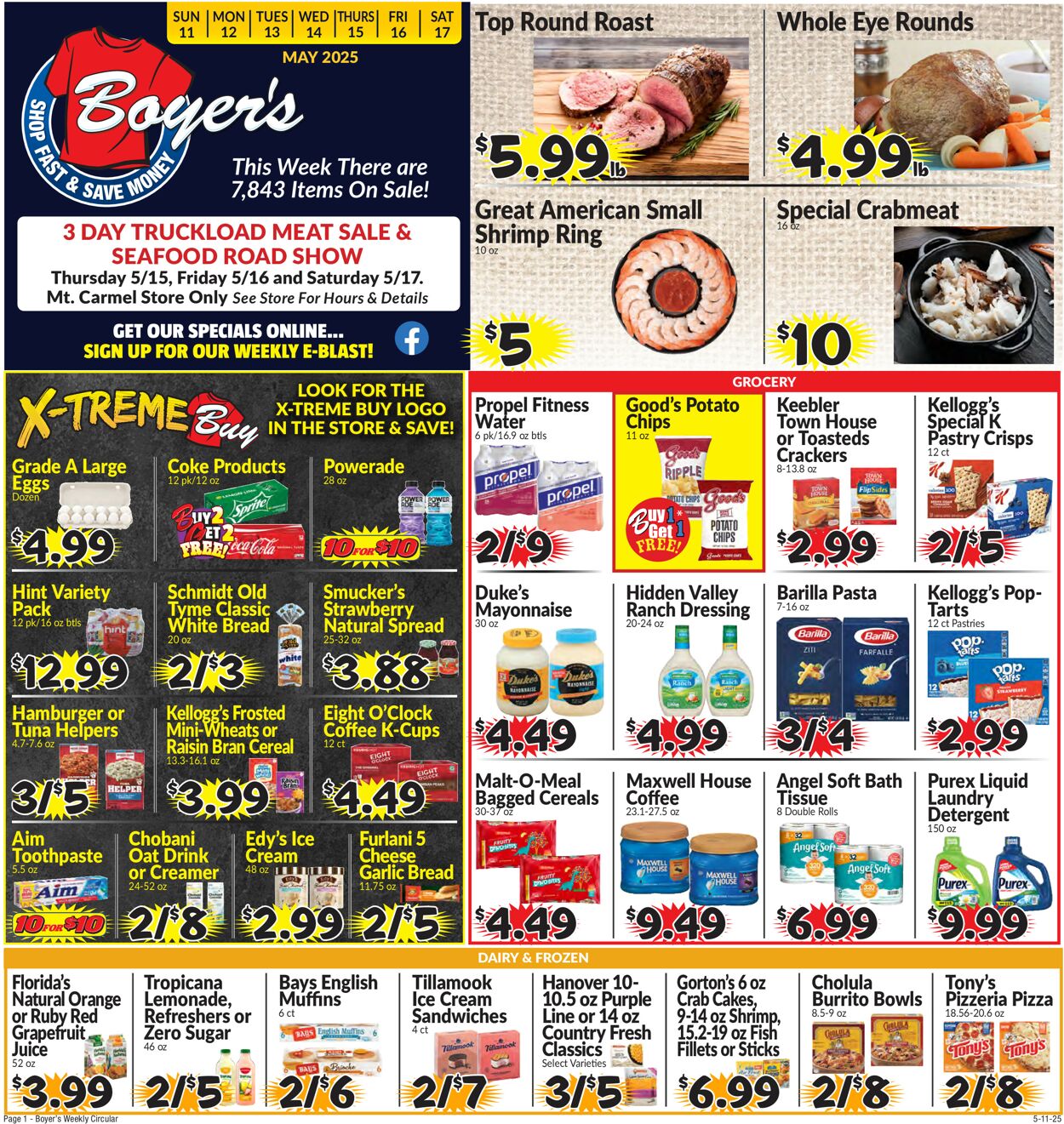 Catalogue Boyer's Food Markets from 05/11/2025