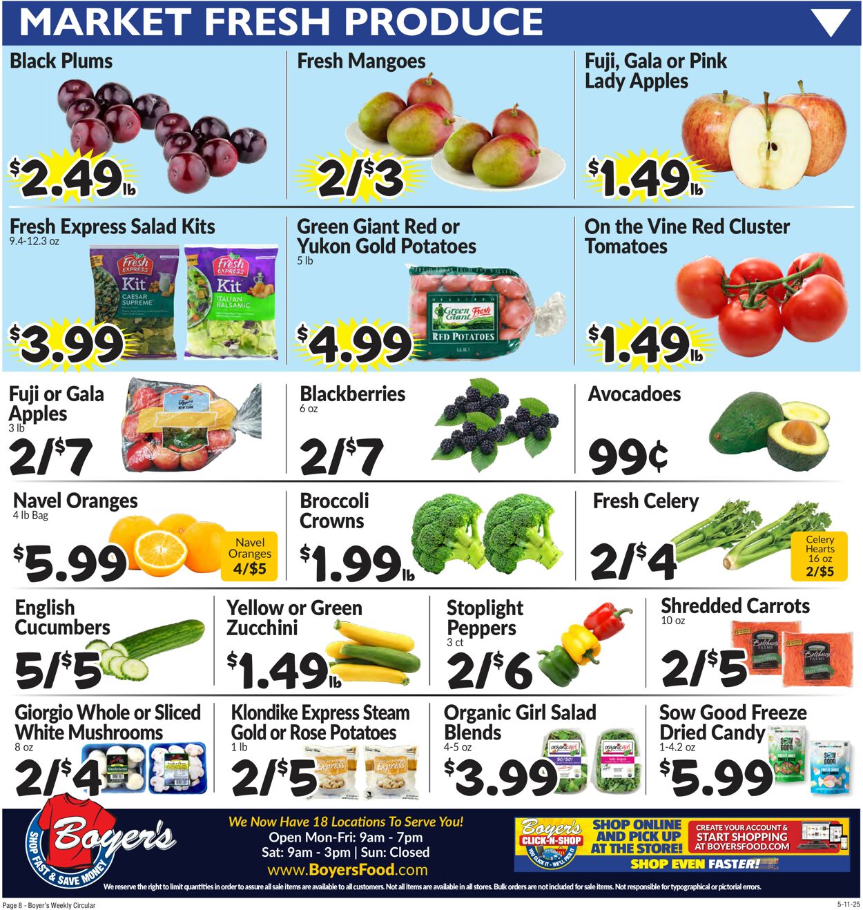 Catalogue Boyer's Food Markets from 05/11/2025