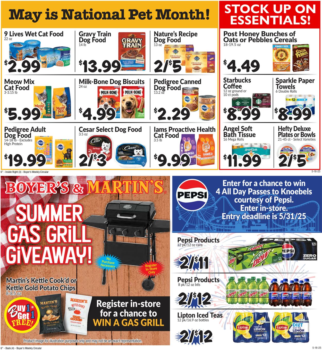 Catalogue Boyer's Food Markets from 05/18/2025