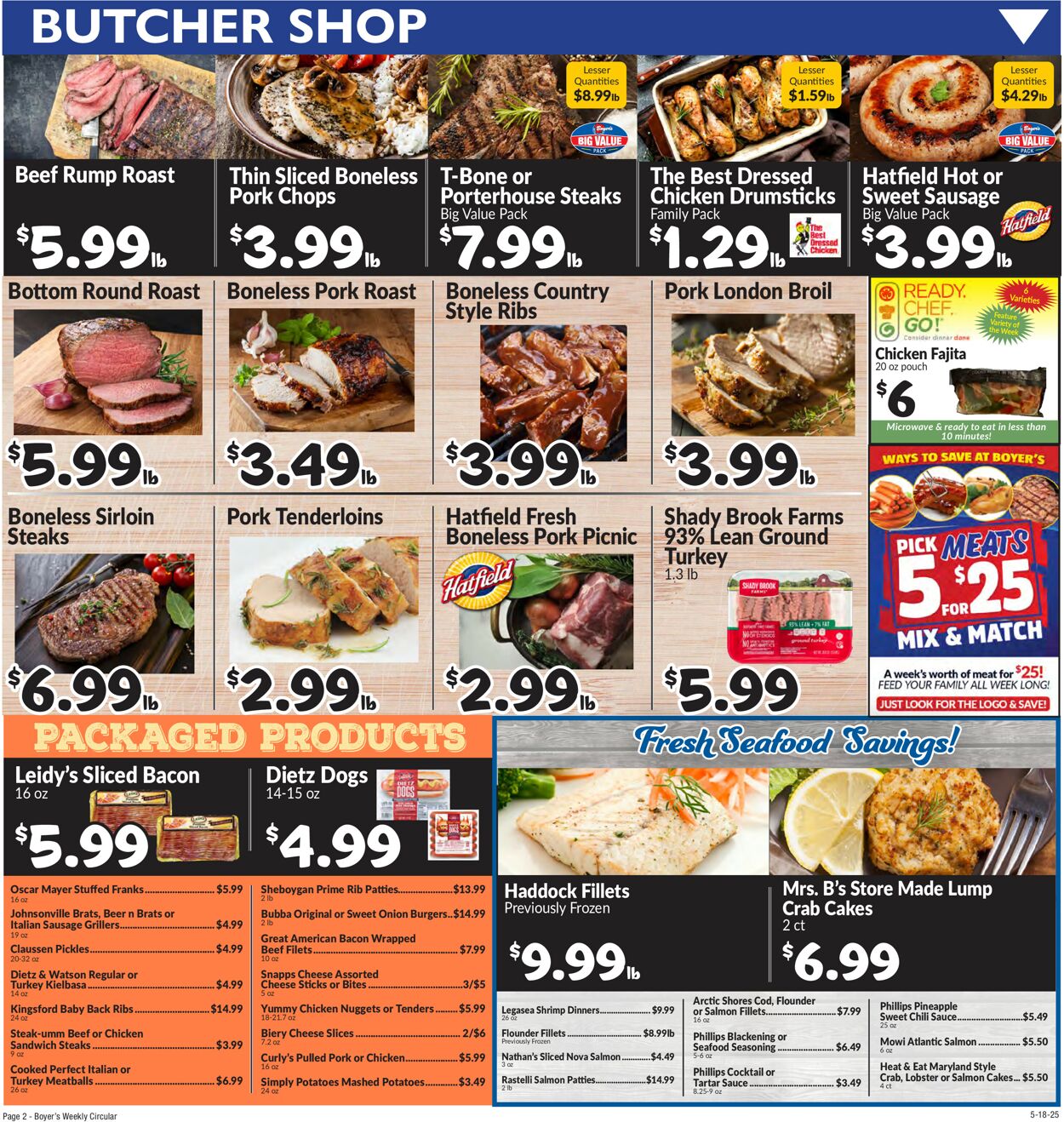 Catalogue Boyer's Food Markets from 05/18/2025