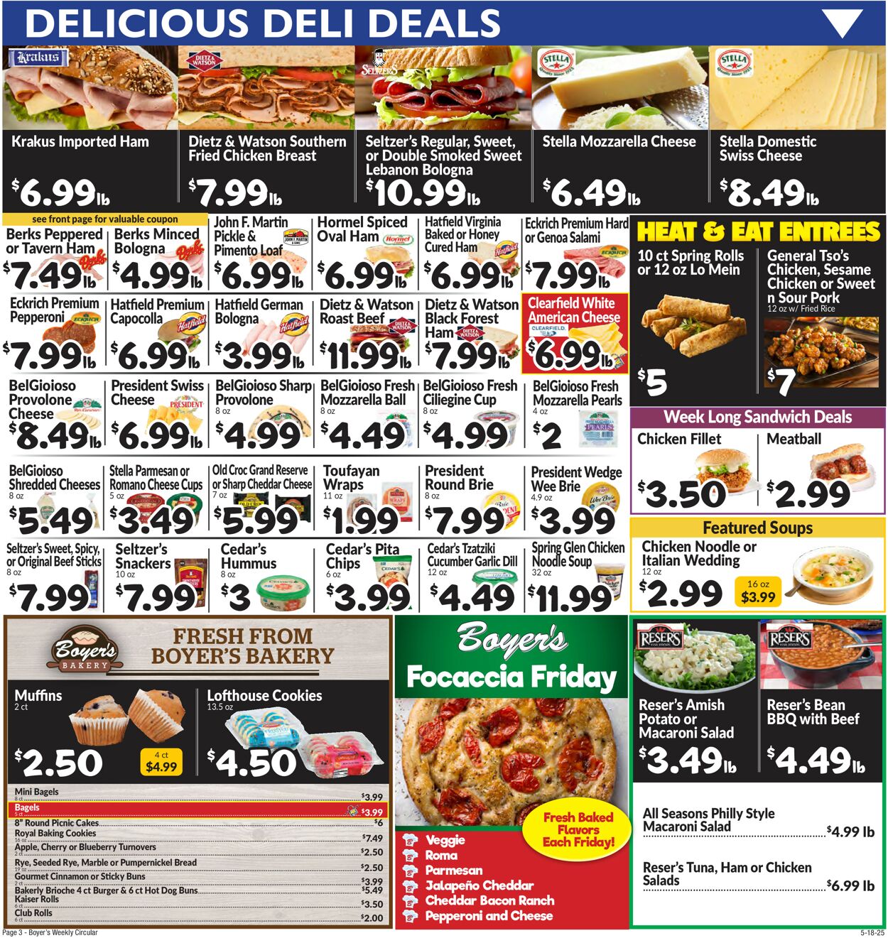 Catalogue Boyer's Food Markets from 05/18/2025