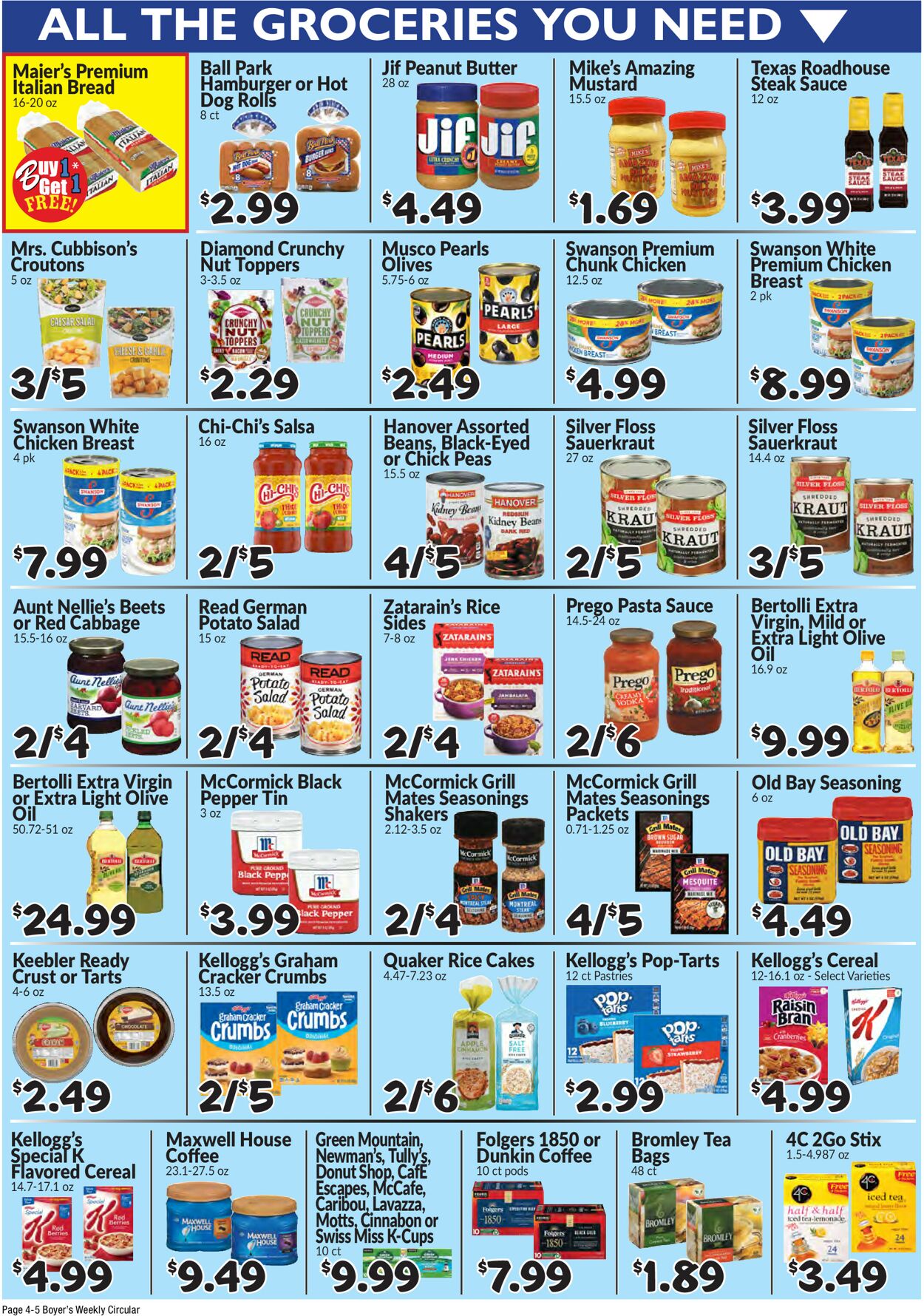 Catalogue Boyer's Food Markets from 05/18/2025