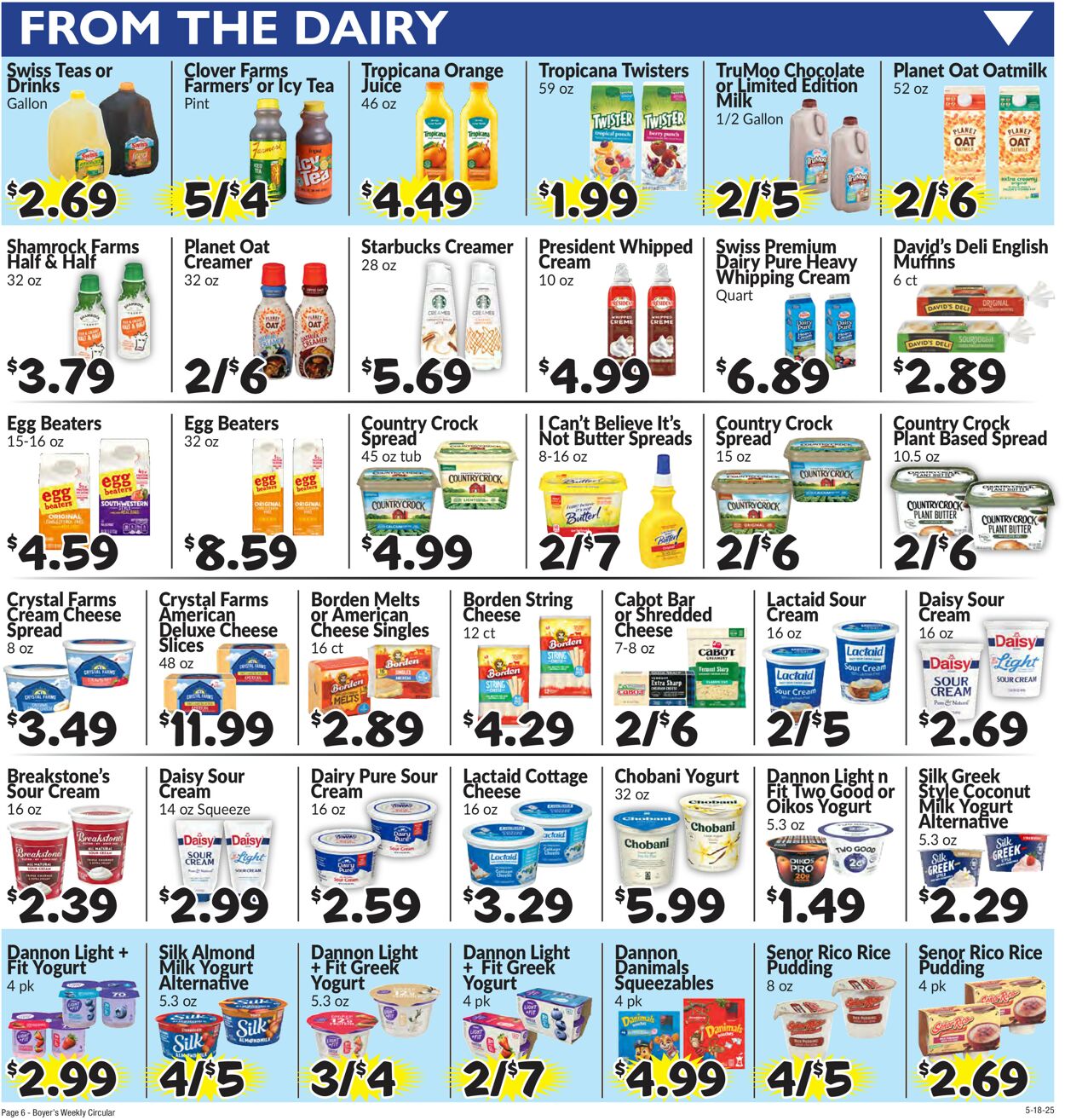 Catalogue Boyer's Food Markets from 05/18/2025