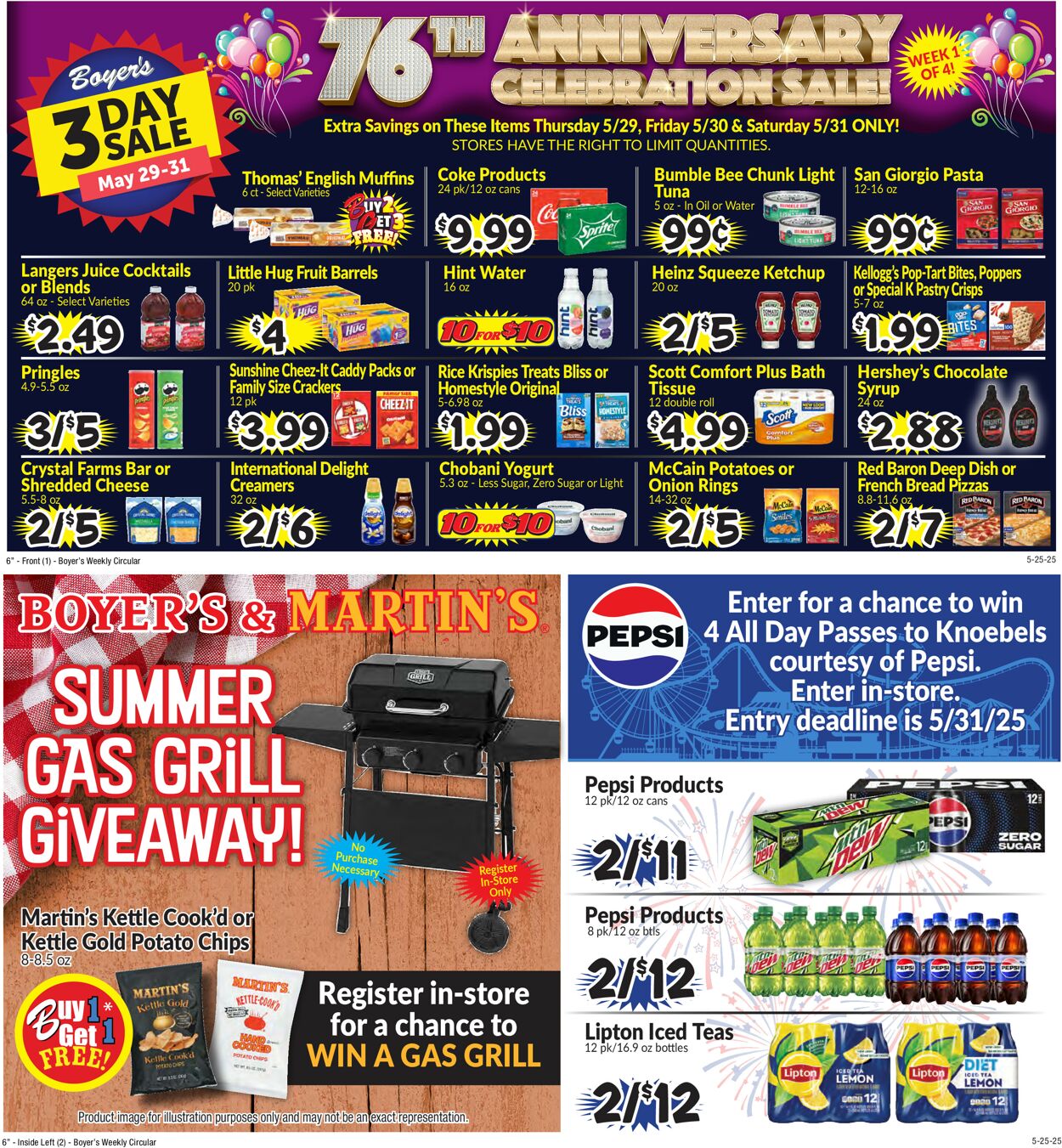 Catalogue Boyer's Food Markets from 05/25/2025