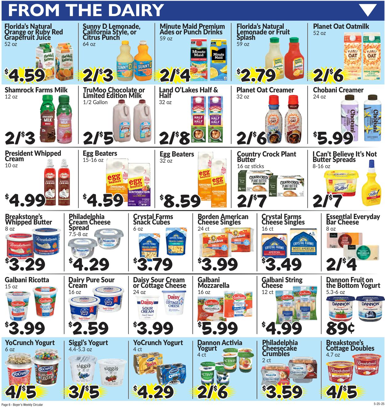 Catalogue Boyer's Food Markets from 05/25/2025