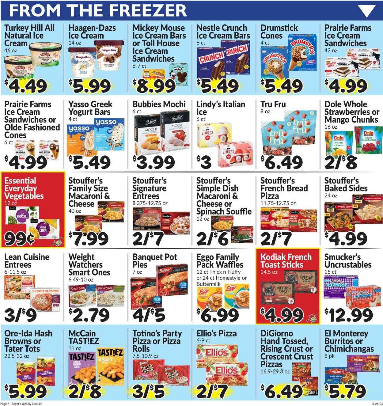 Catalogue Boyer's Food Markets from 05/25/2025