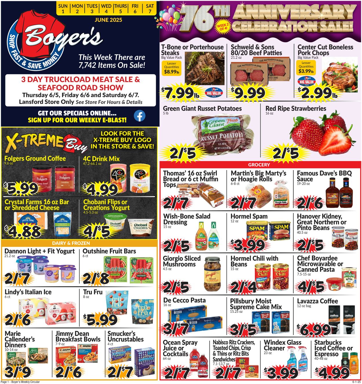 Catalogue Boyer's Food Markets from 06/01/2025