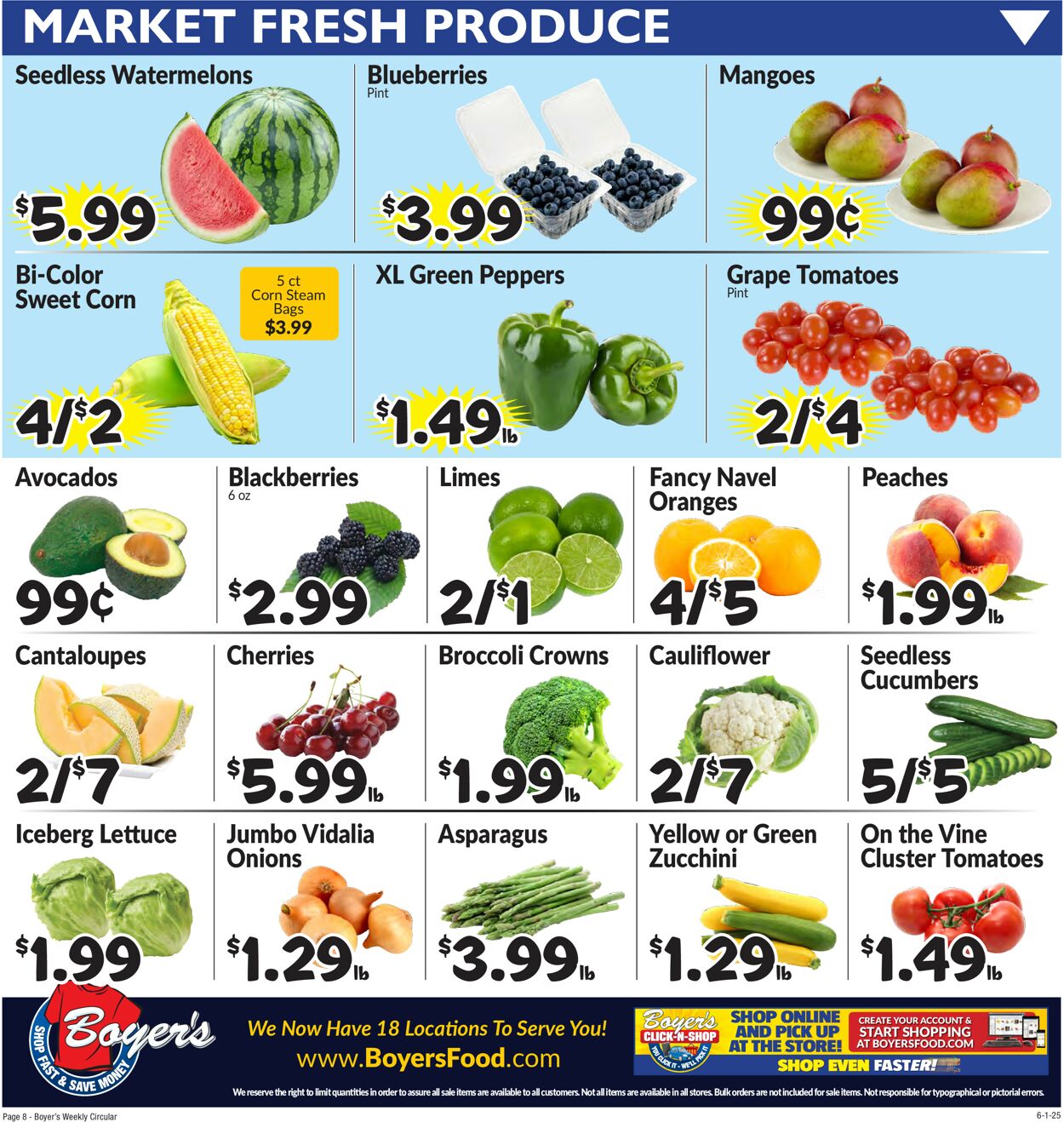 Catalogue Boyer's Food Markets from 06/01/2025
