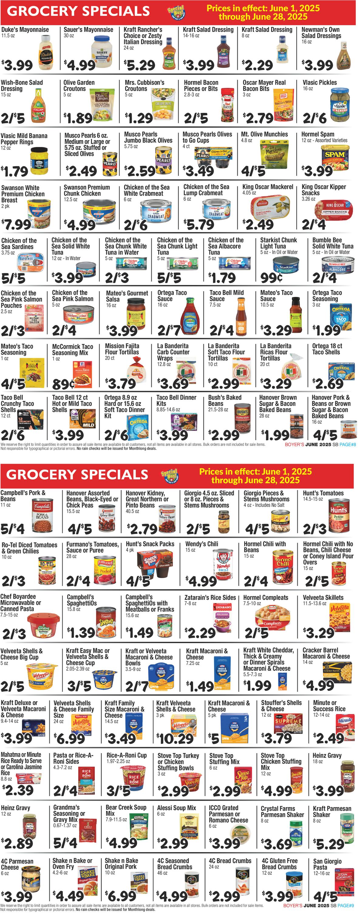 Catalogue Boyer's Food Markets from 06/01/2025