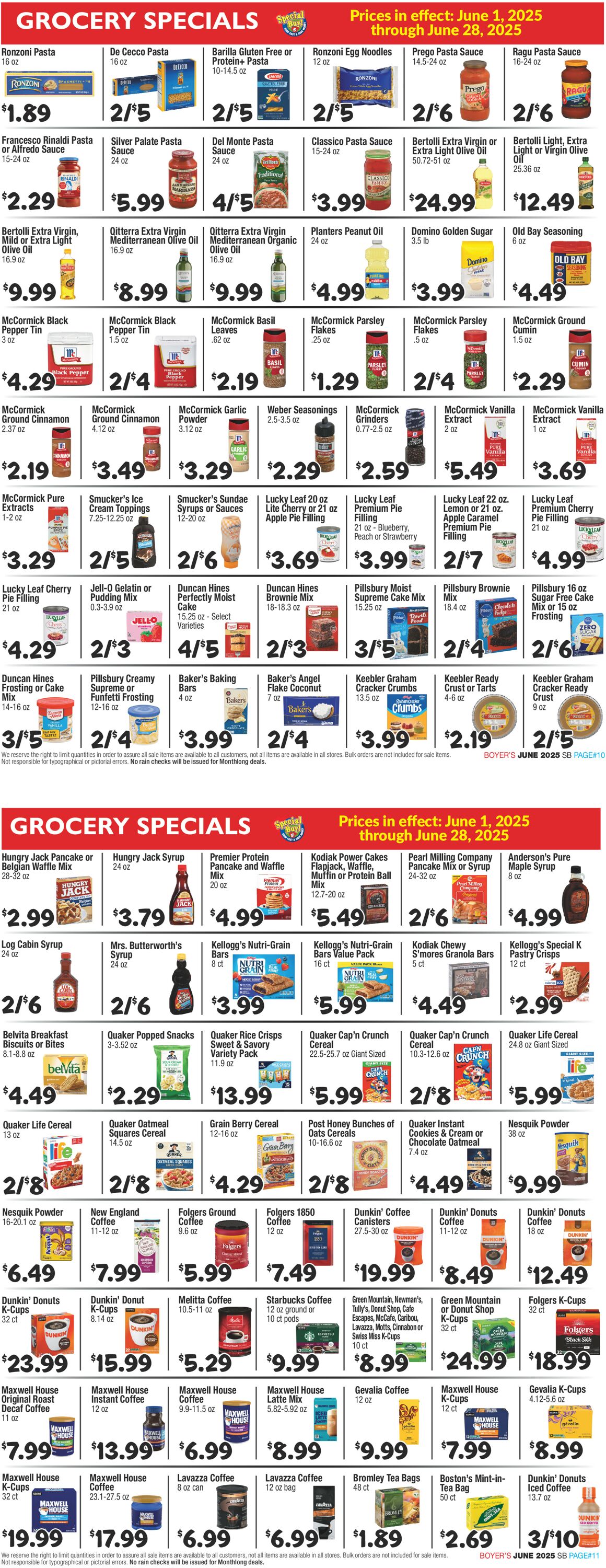 Catalogue Boyer's Food Markets from 06/01/2025