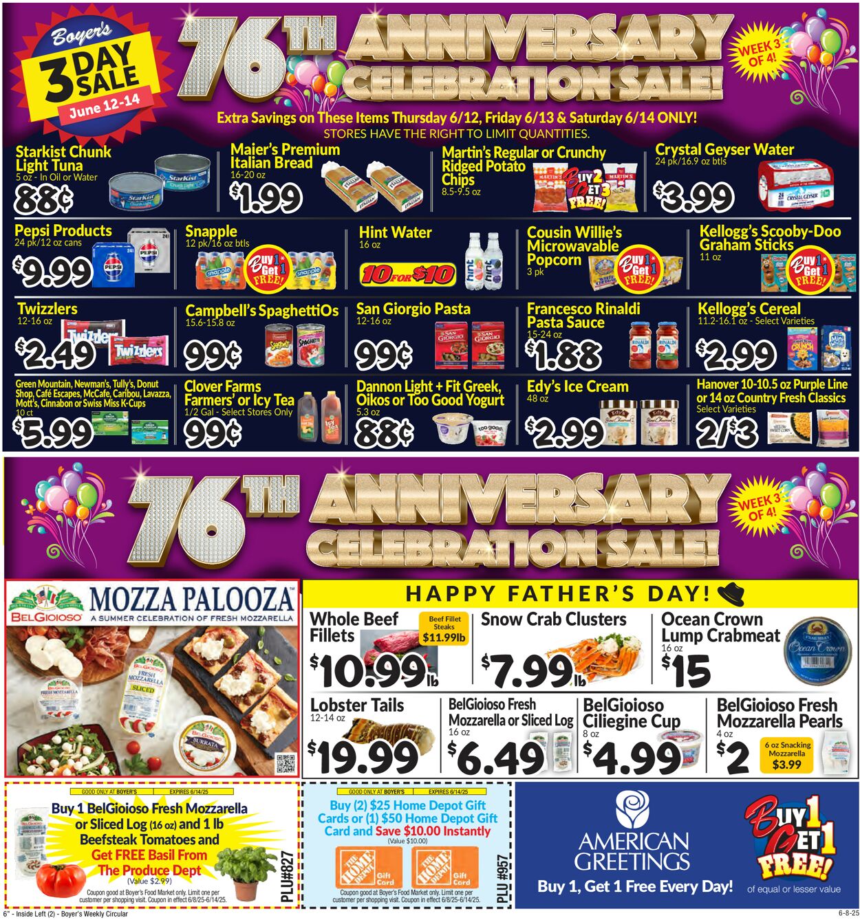 Catalogue Boyer's Food Markets from 06/08/2025