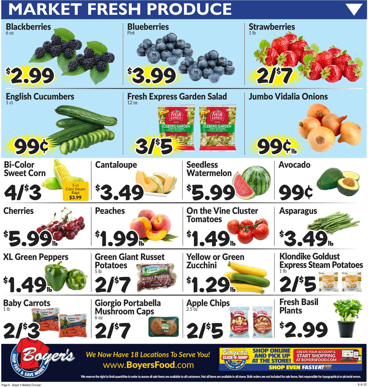 Catalogue Boyer's Food Markets from 06/08/2025