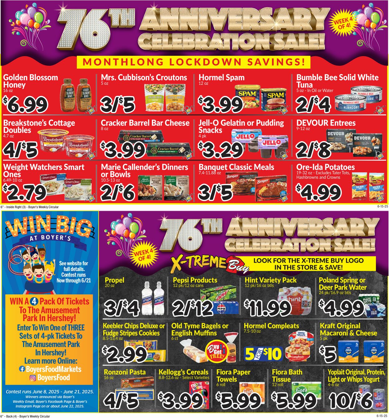 Catalogue Boyer's Food Markets from 06/15/2025