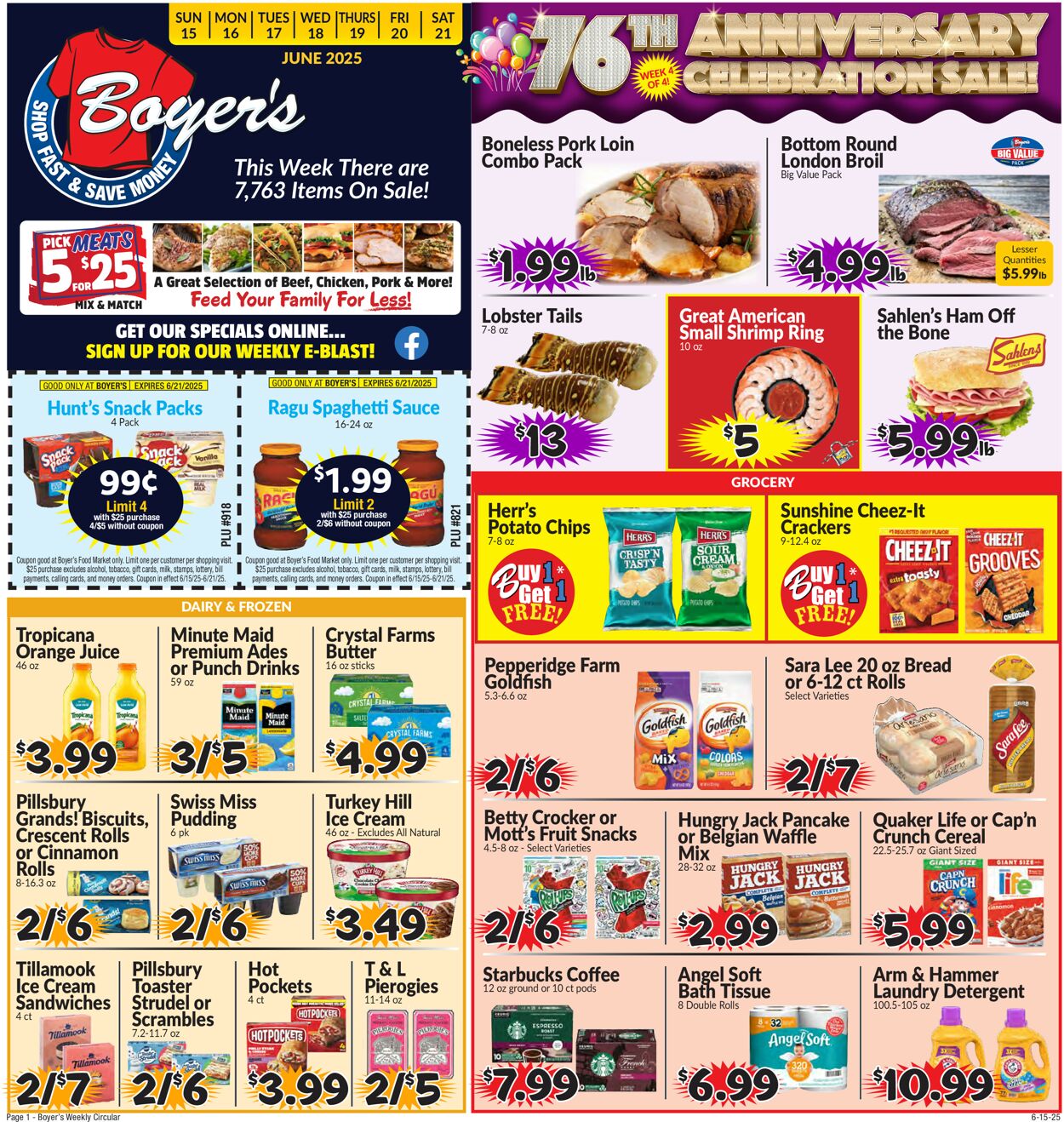 Catalogue Boyer's Food Markets from 06/15/2025
