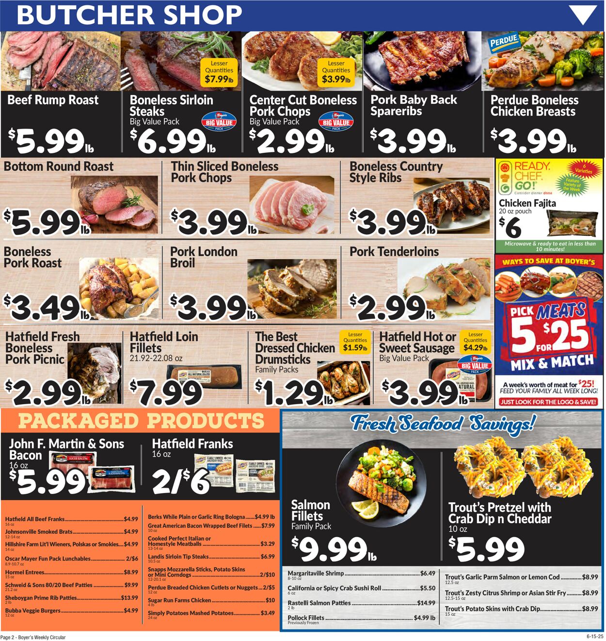 Catalogue Boyer's Food Markets from 06/15/2025