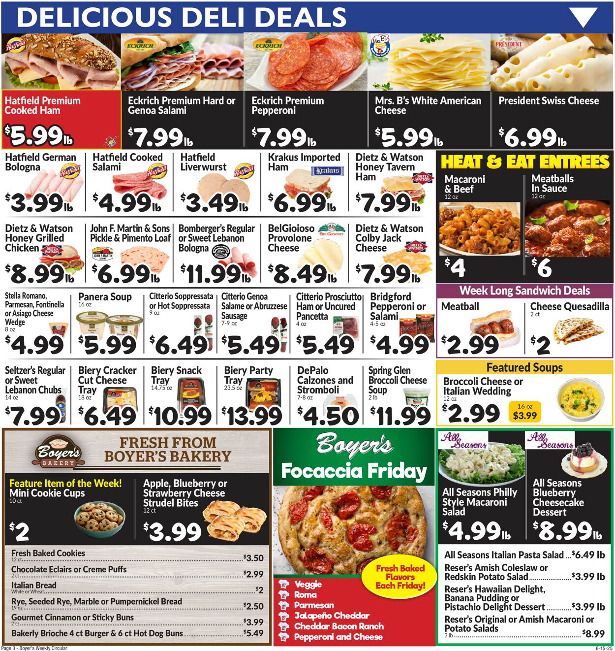 Catalogue Boyer's Food Markets from 06/15/2025