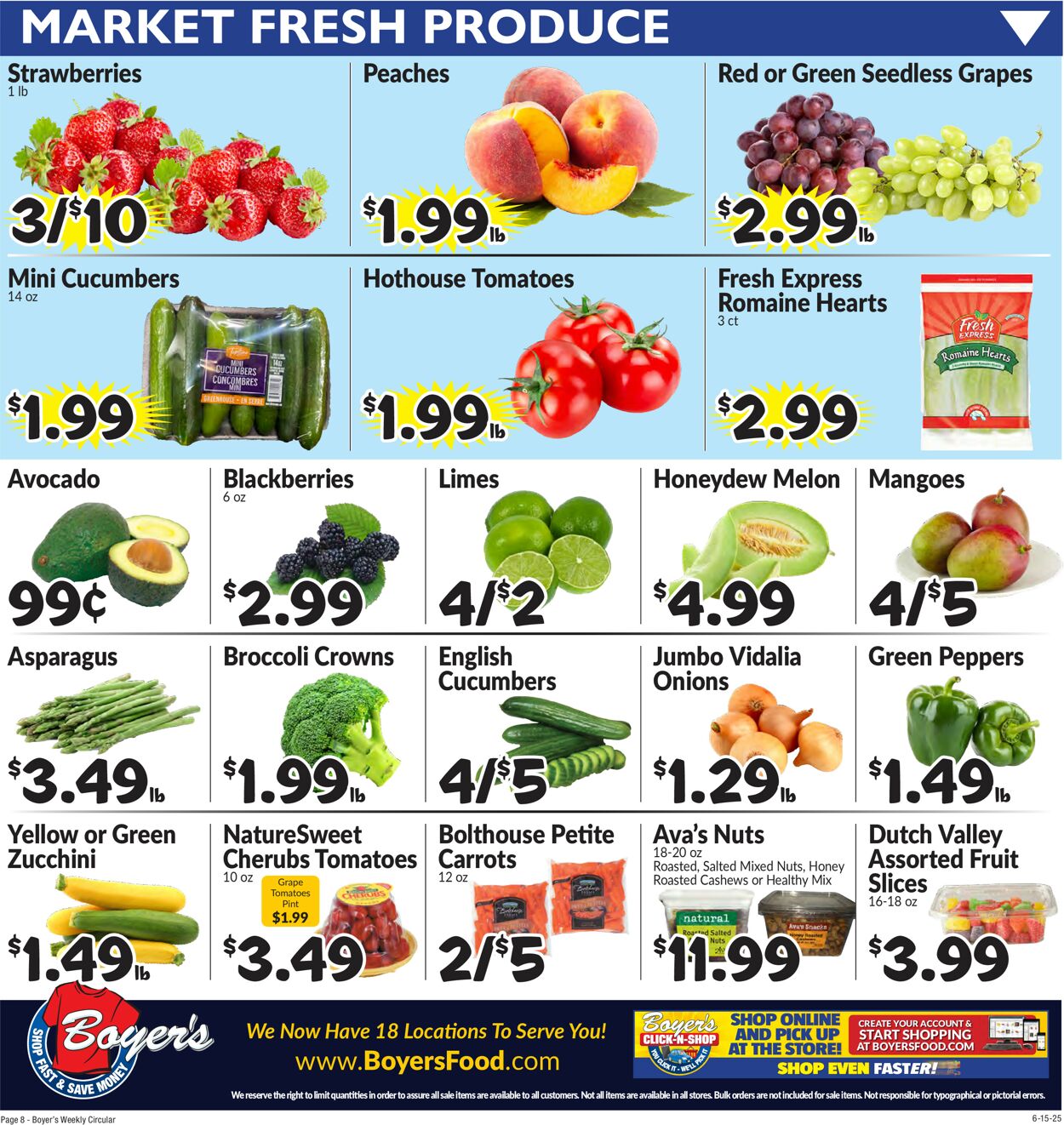 Catalogue Boyer's Food Markets from 06/15/2025