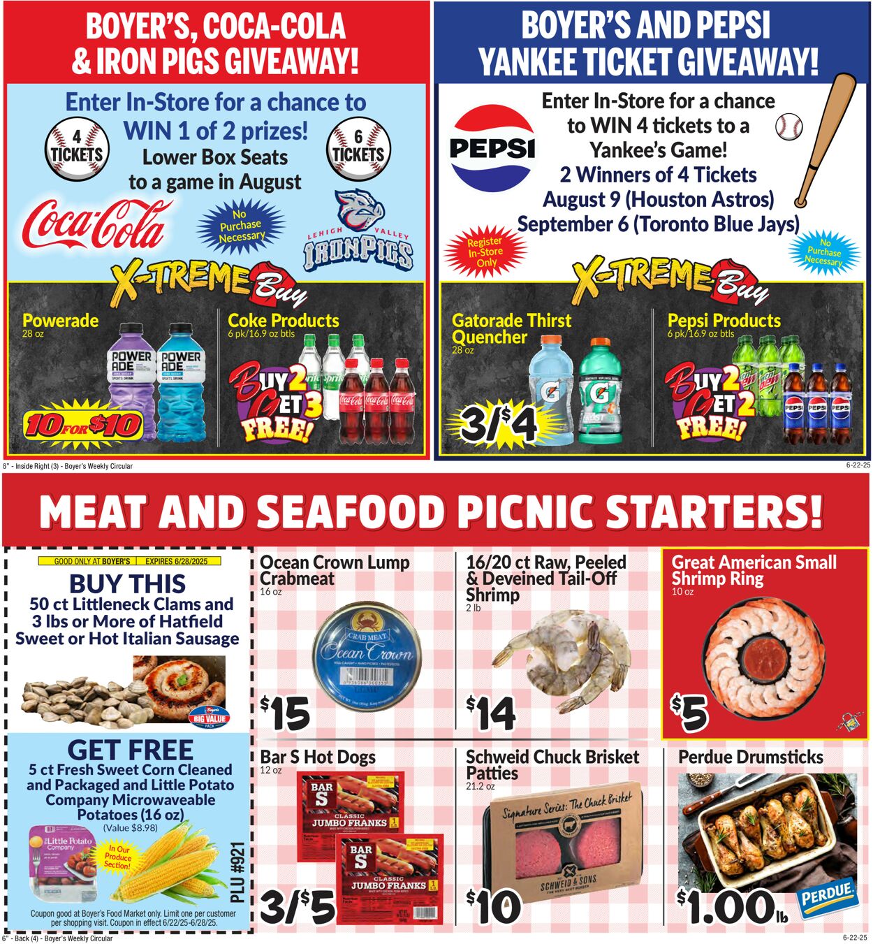 Catalogue Boyer's Food Markets from 06/22/2025