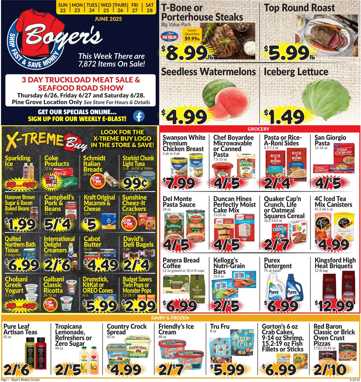 Catalogue Boyer's Food Markets from 06/22/2025