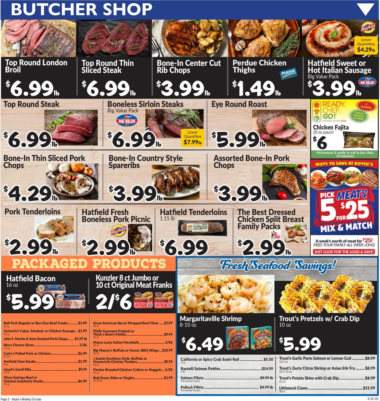 Catalogue Boyer's Food Markets from 06/22/2025