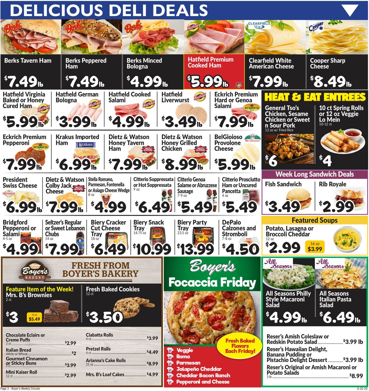 Catalogue Boyer's Food Markets from 06/22/2025