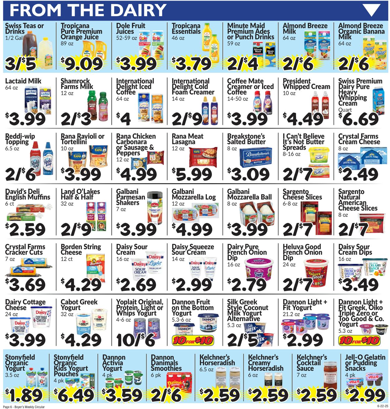 Catalogue Boyer's Food Markets from 06/22/2025