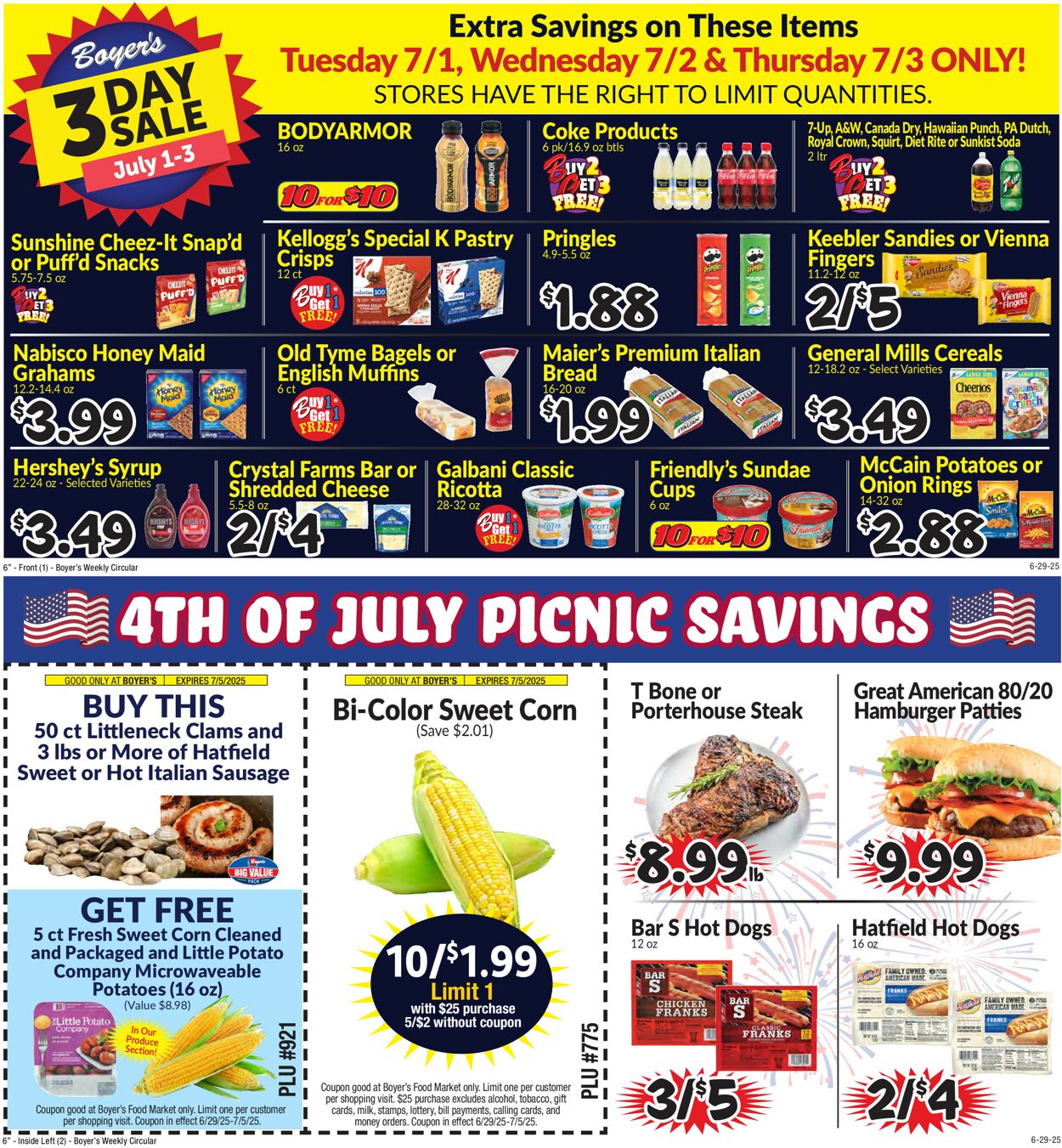 Catalogue Boyer's Food Markets from 06/29/2025