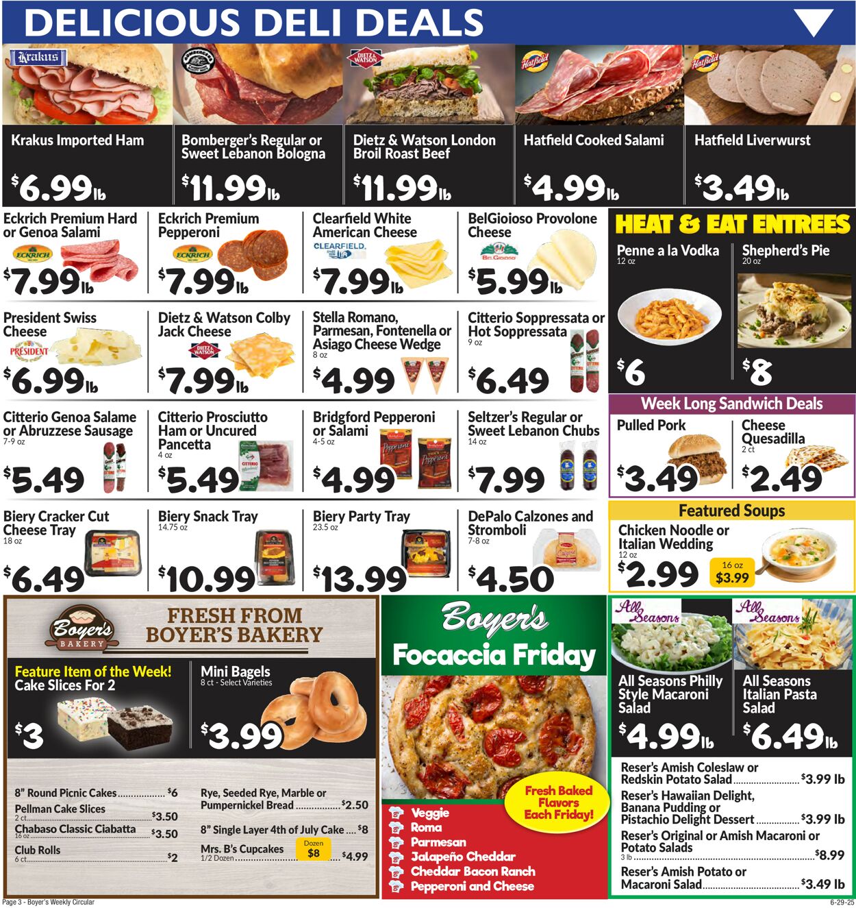 Catalogue Boyer's Food Markets from 06/29/2025