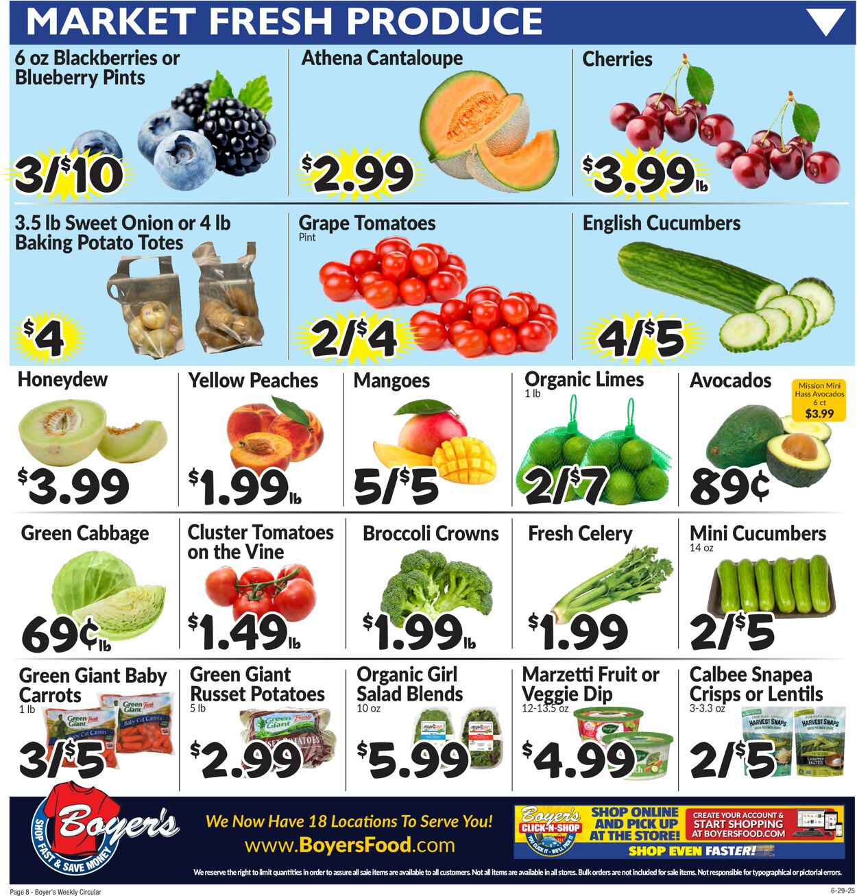 Catalogue Boyer's Food Markets from 06/29/2025