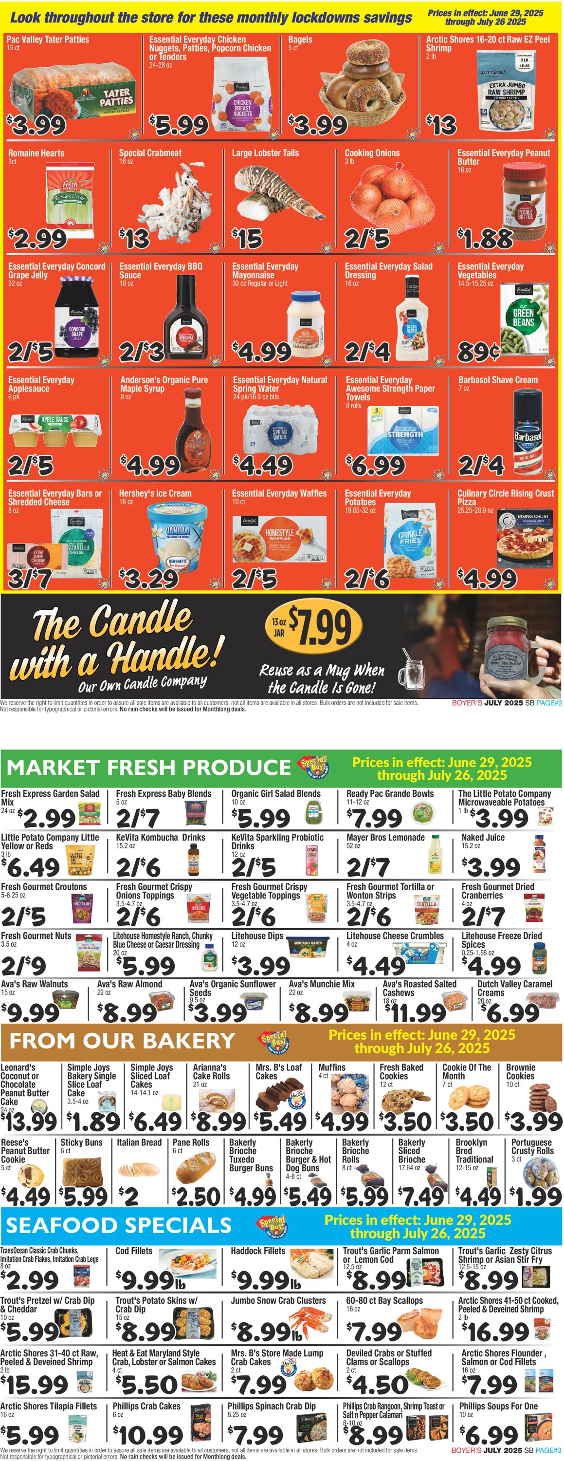 Catalogue Boyer's Food Markets from 06/29/2025
