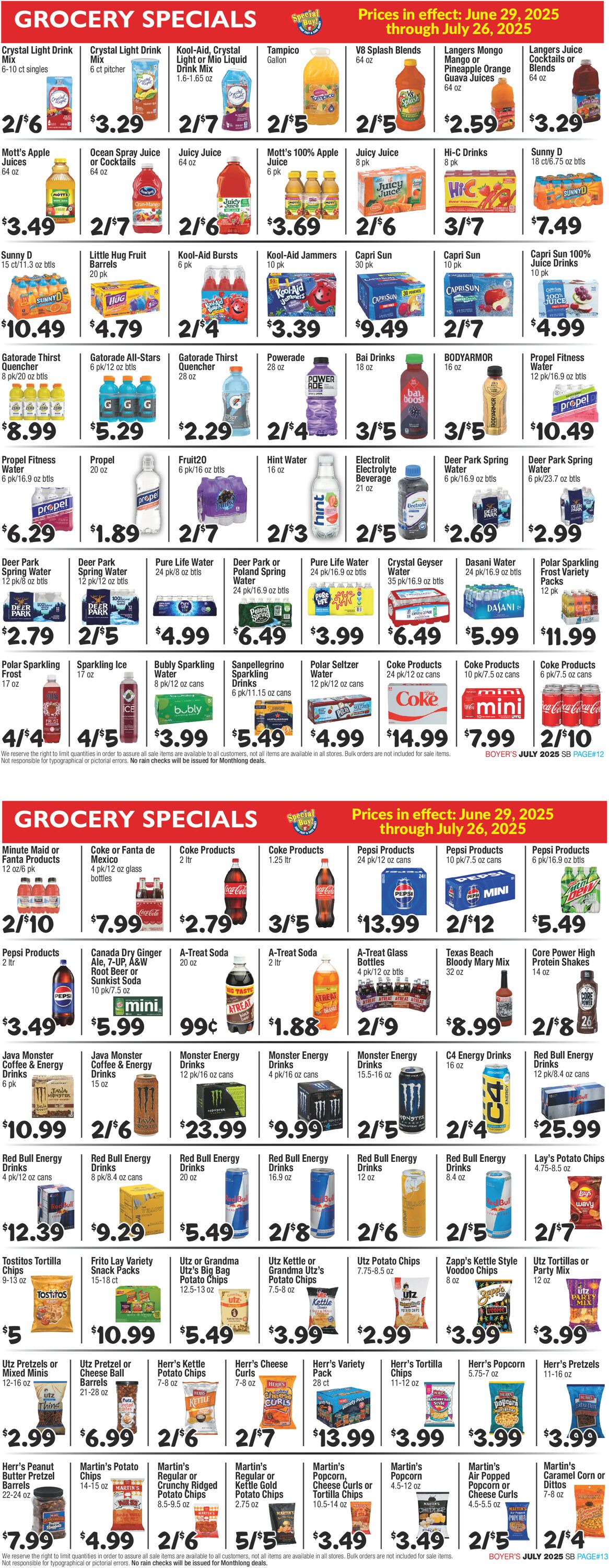 Catalogue Boyer's Food Markets from 06/29/2025