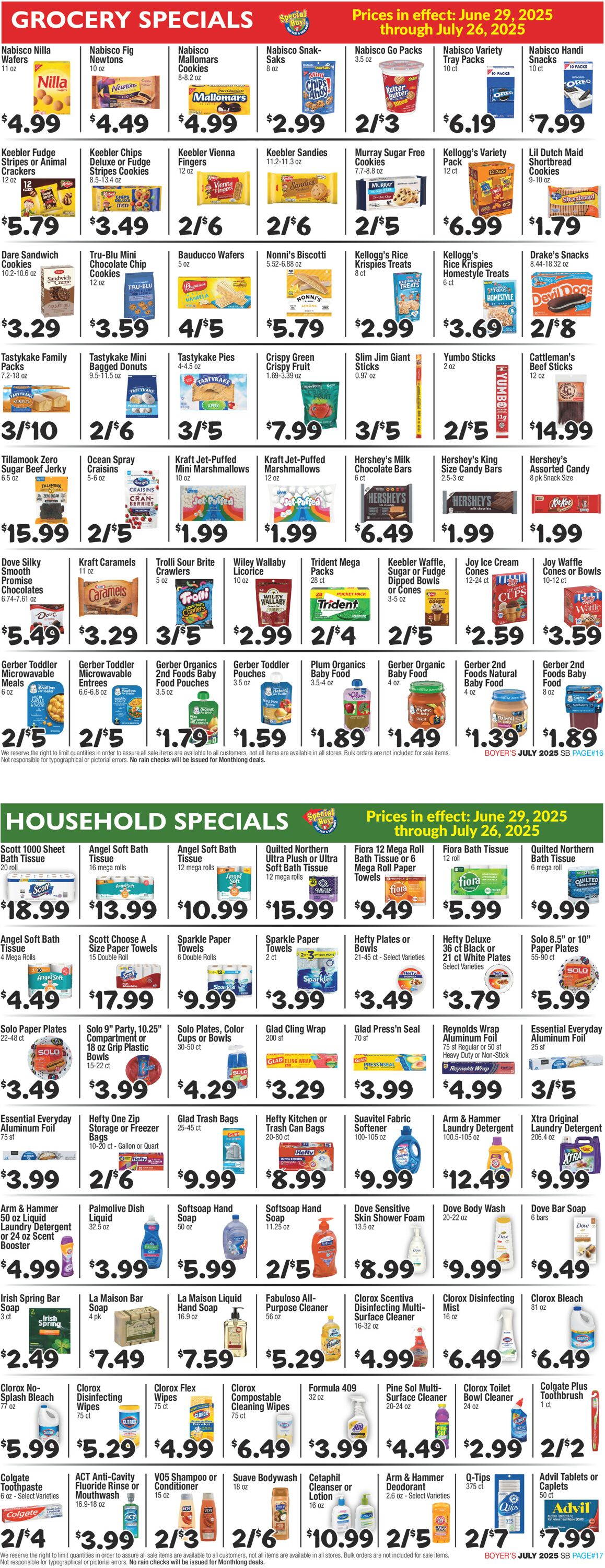 Catalogue Boyer's Food Markets from 06/29/2025
