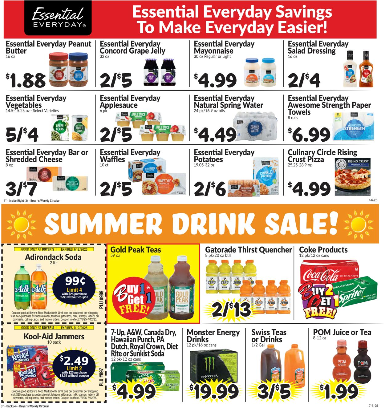 Catalogue Boyer's Food Markets from 07/06/2025