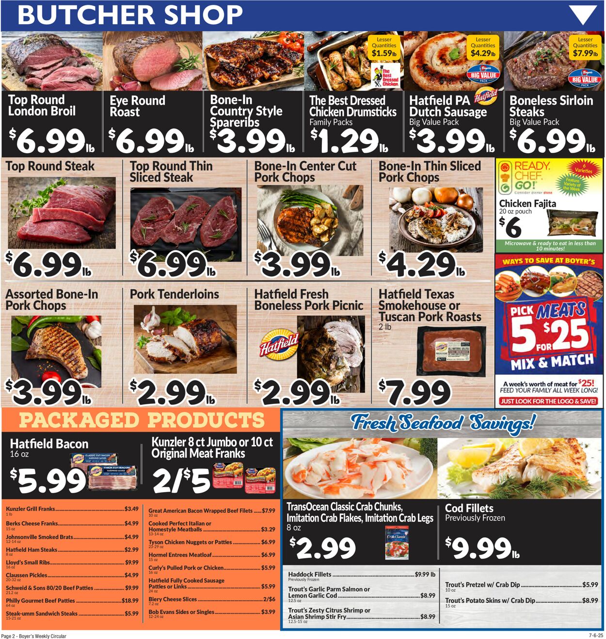 Catalogue Boyer's Food Markets from 07/06/2025